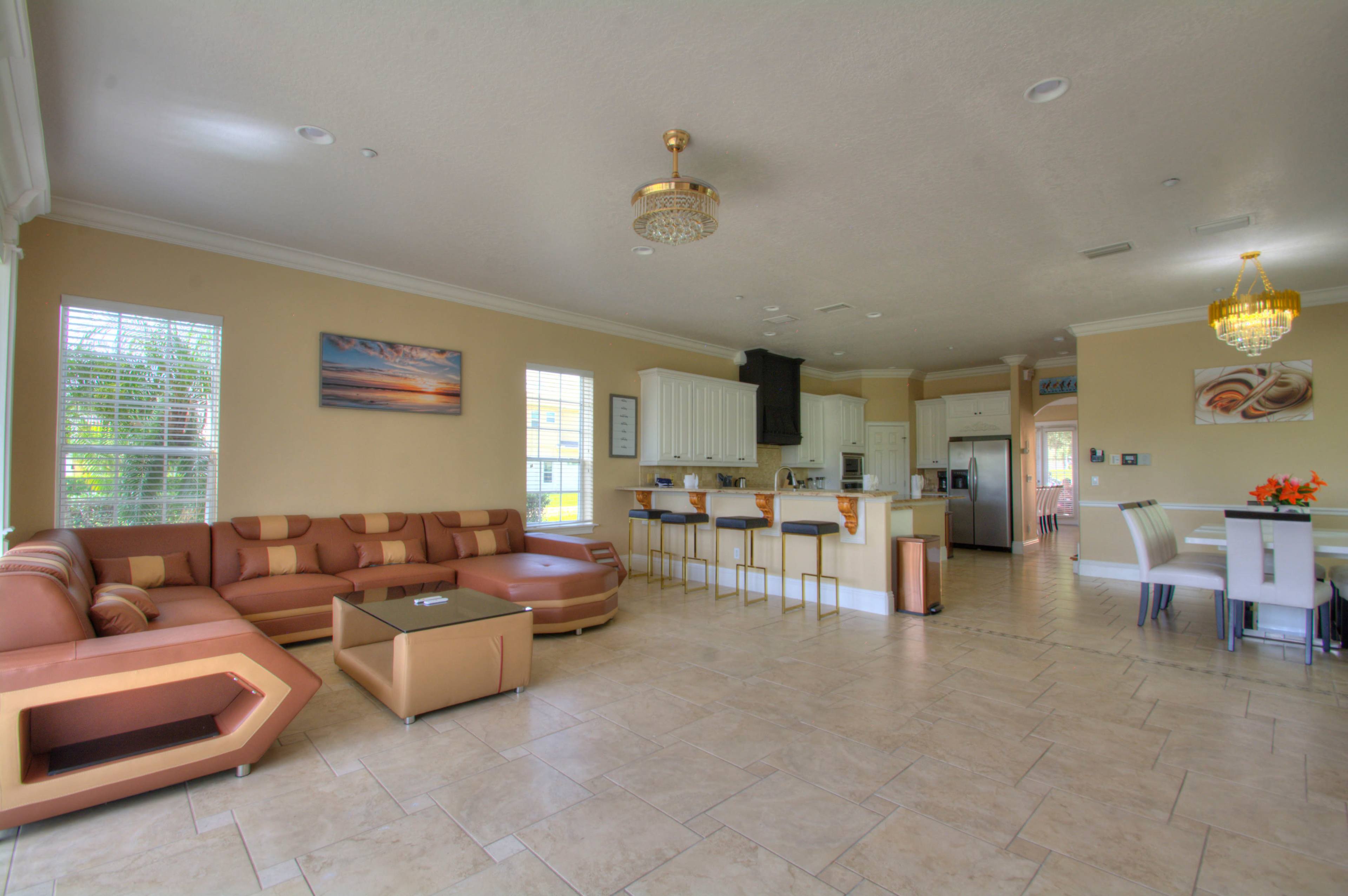 The Golf Course House, pets OK+mini home theater! Image in , kissimmee, FL