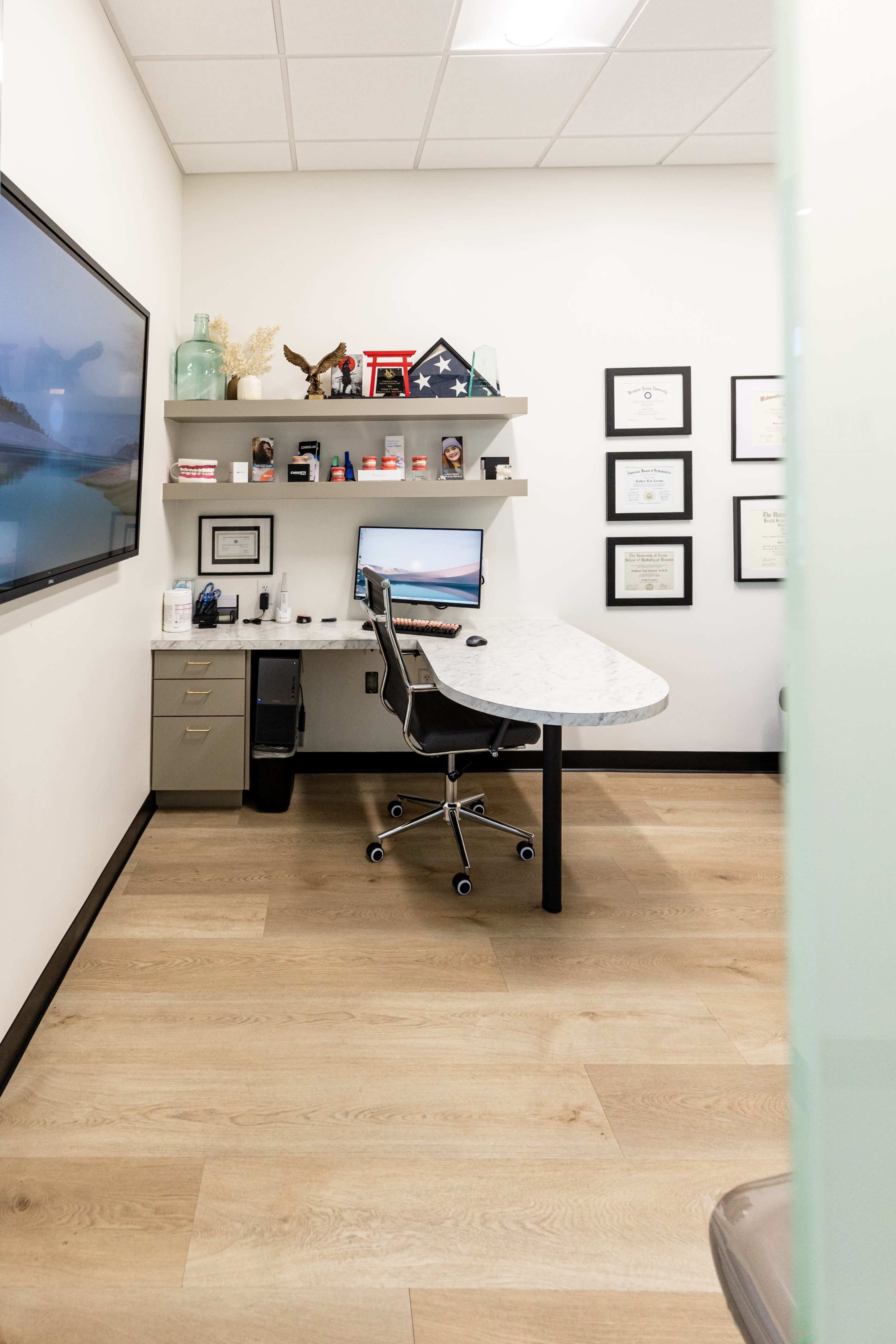 Orthodontic Office with modern comfortable waiting room. Image in Gilbert, Gilbert, AZ