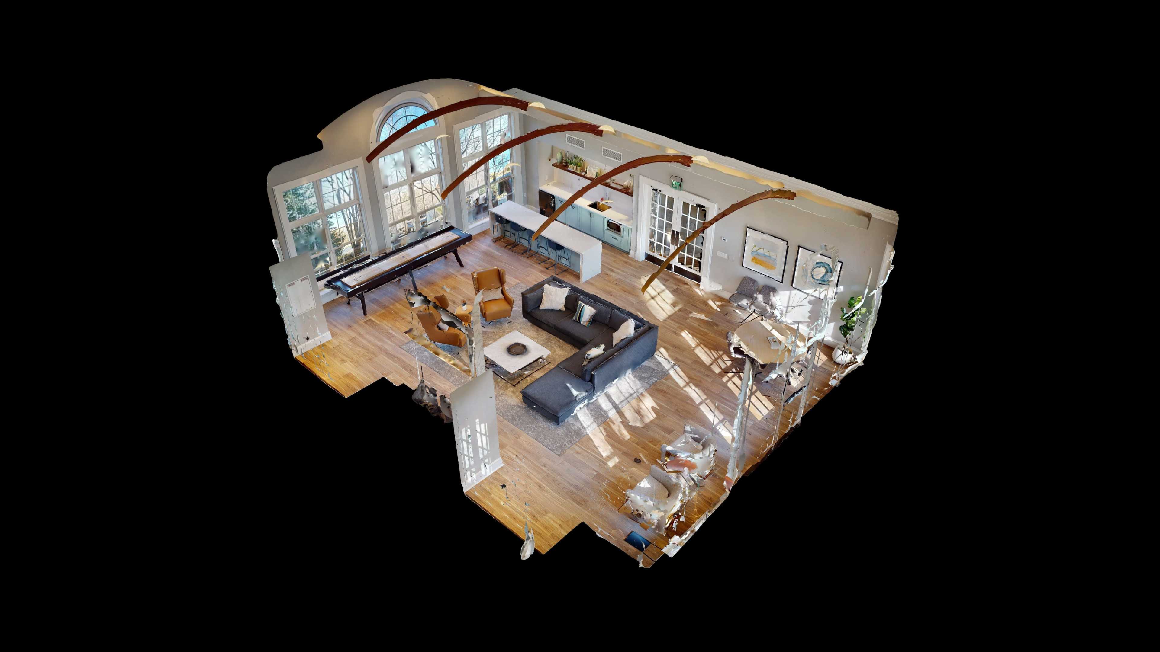 Private, Upscale Lounge with Kitchenette & Pool Views Image in Reston, Reston, VA