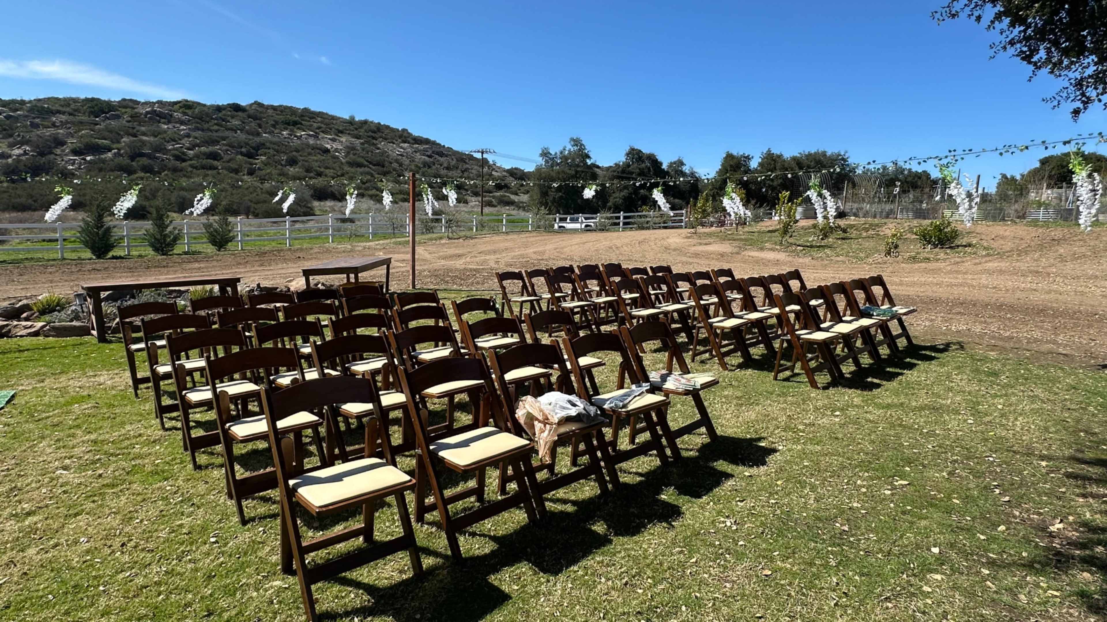 Temecula Equestrian community, rolling hills, oak trees, open fields, olive grove, garden. Image in Sage, Temecula, CA