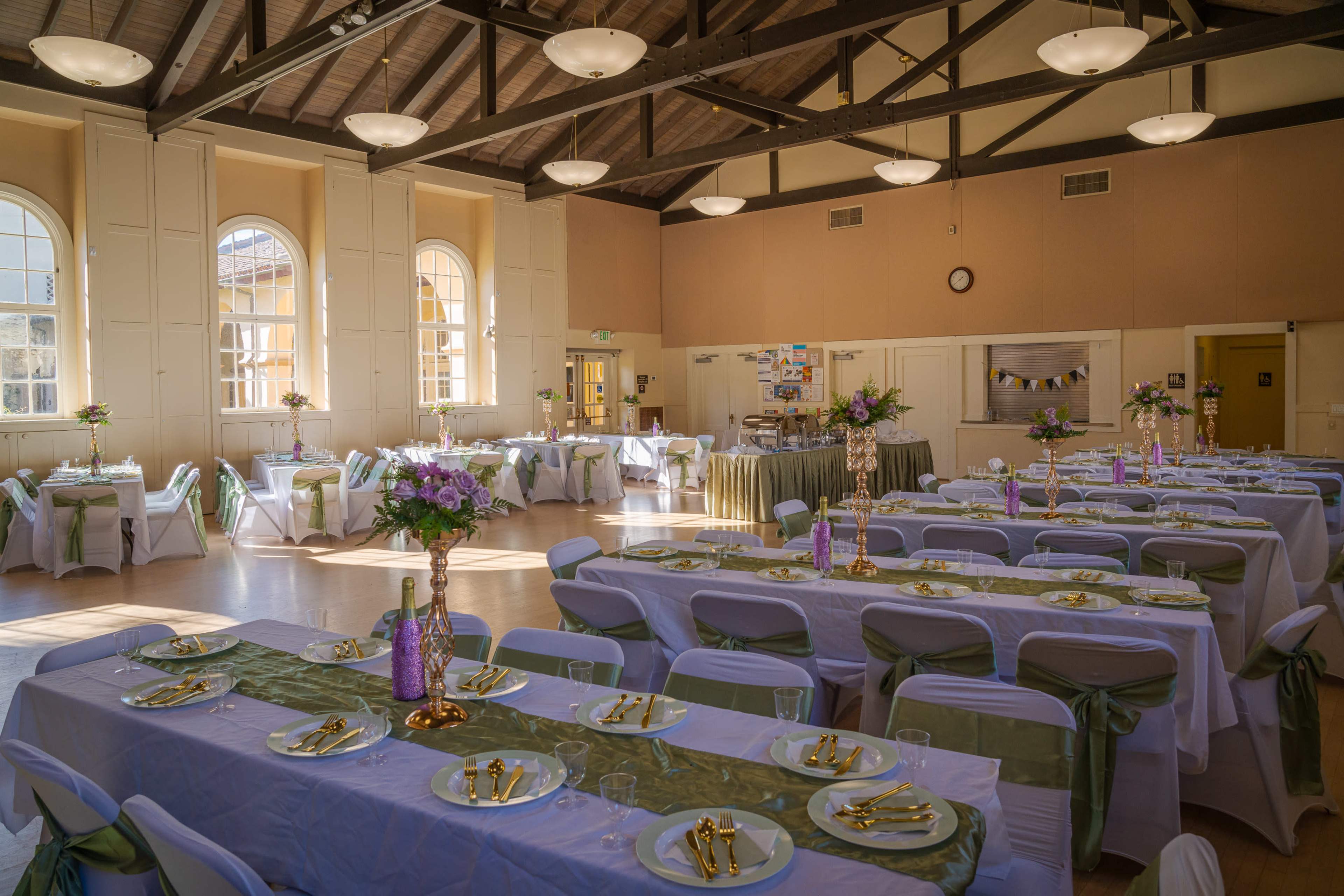 Kloss Hall: Large Reception Hall with Stage, Audio/Video, and Available Commercial Kitchen (Booked Separately) Image in North Central, San Mateo, CA