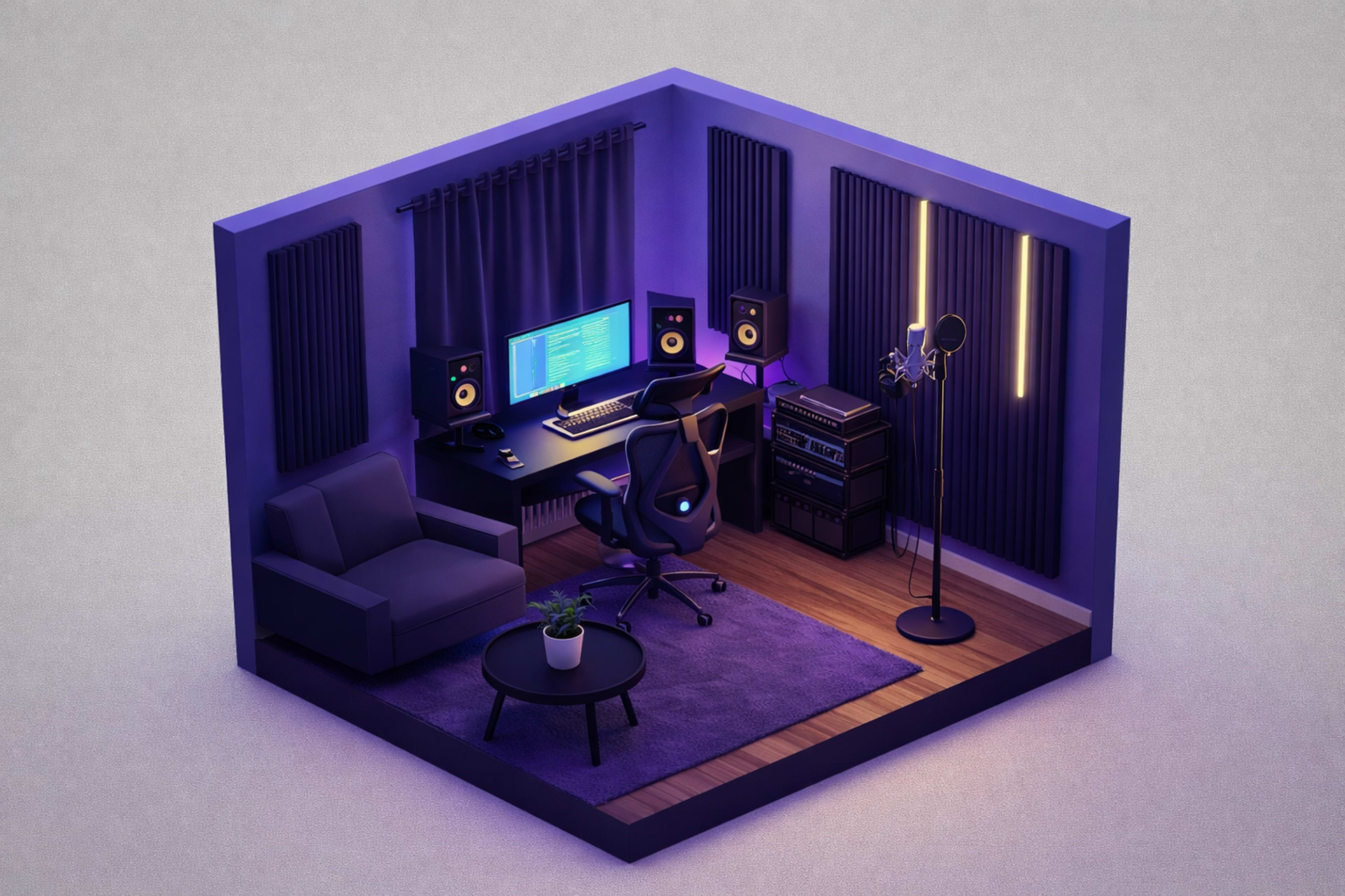 Akustik optimiertes Tonstudio in Bochum Image in Bochum-Linden, Bochum