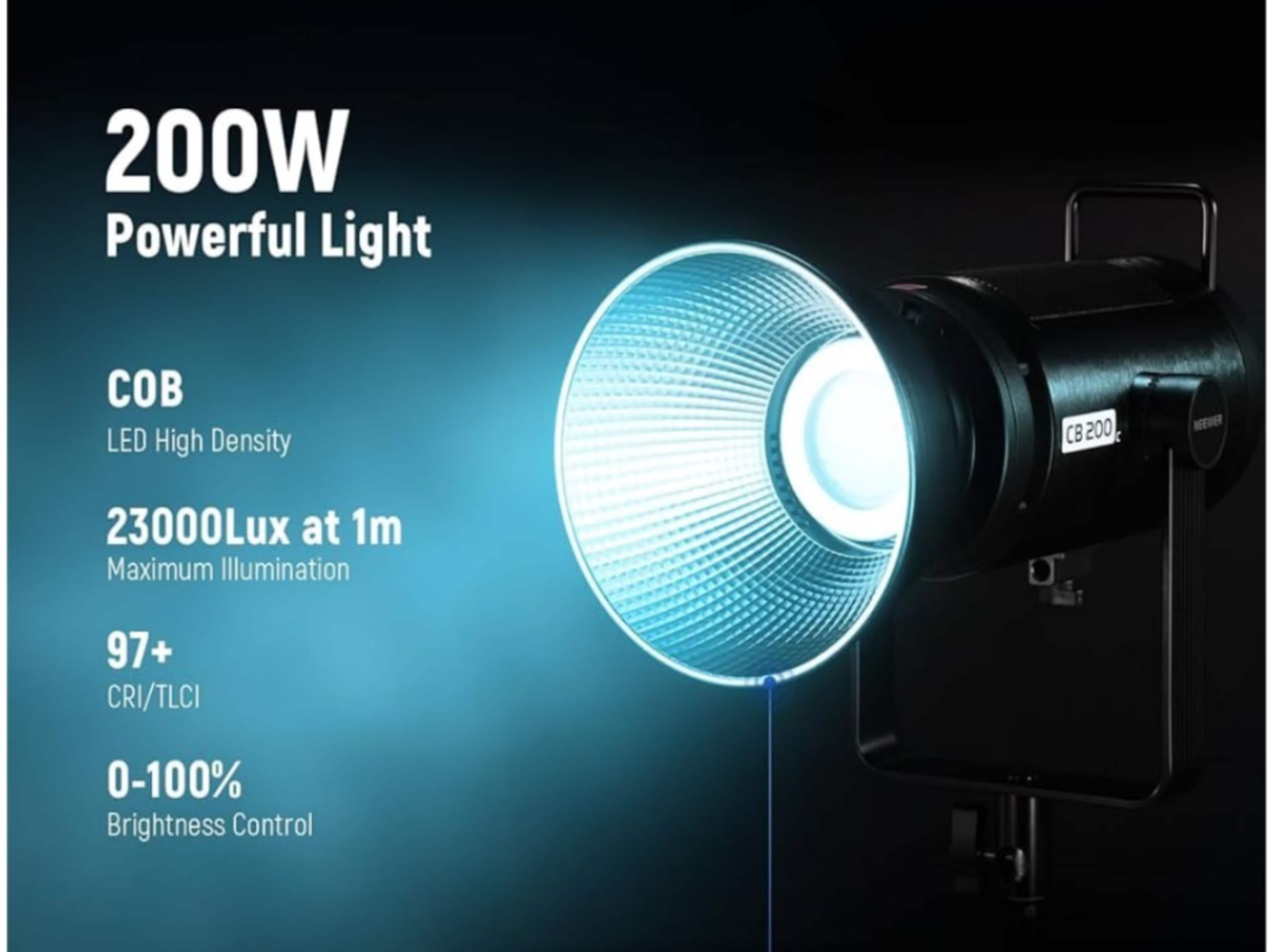 Neewer CB200C 200W RGBW Video light 