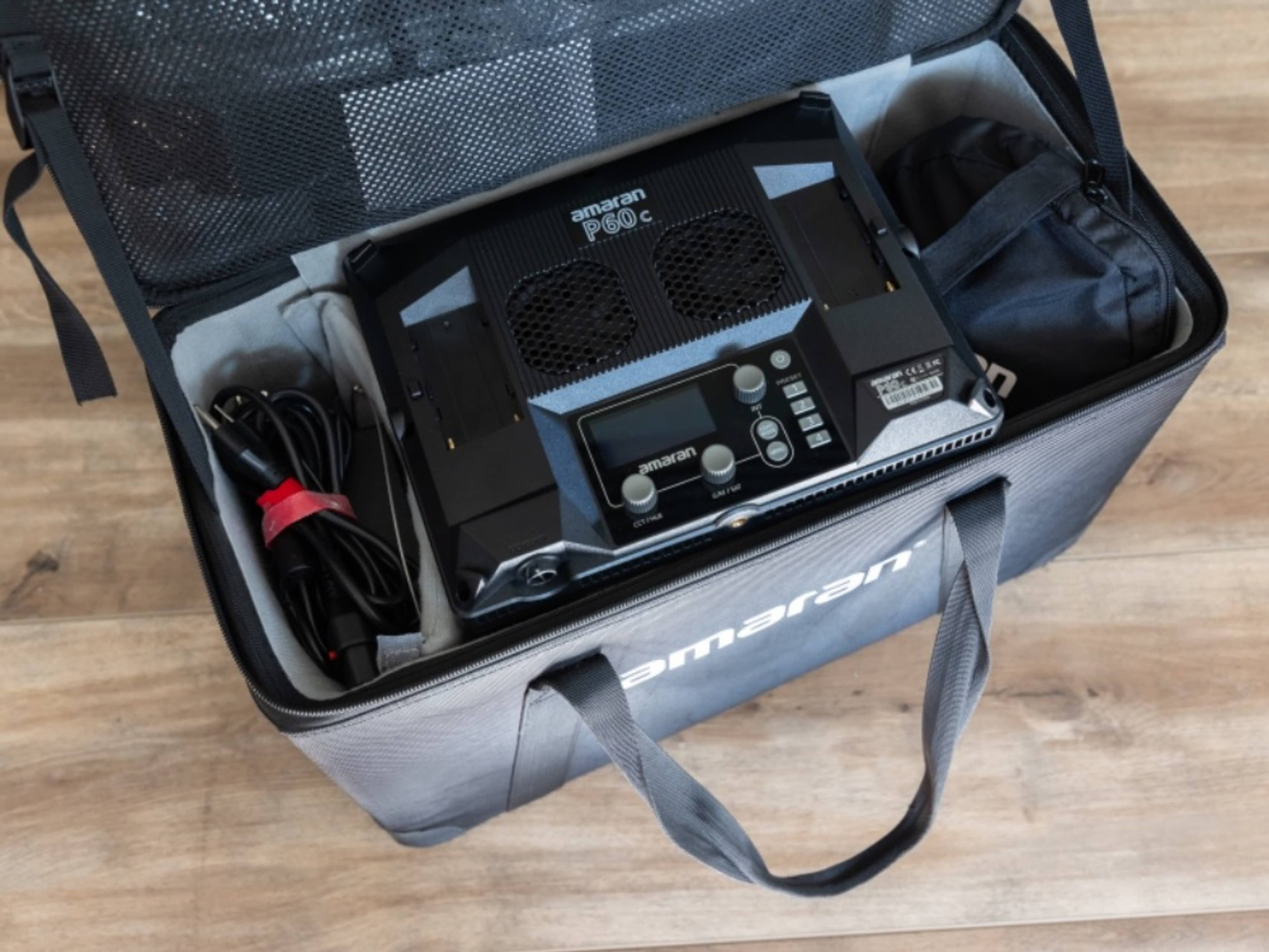 Amaran P60c LED panel kit. 