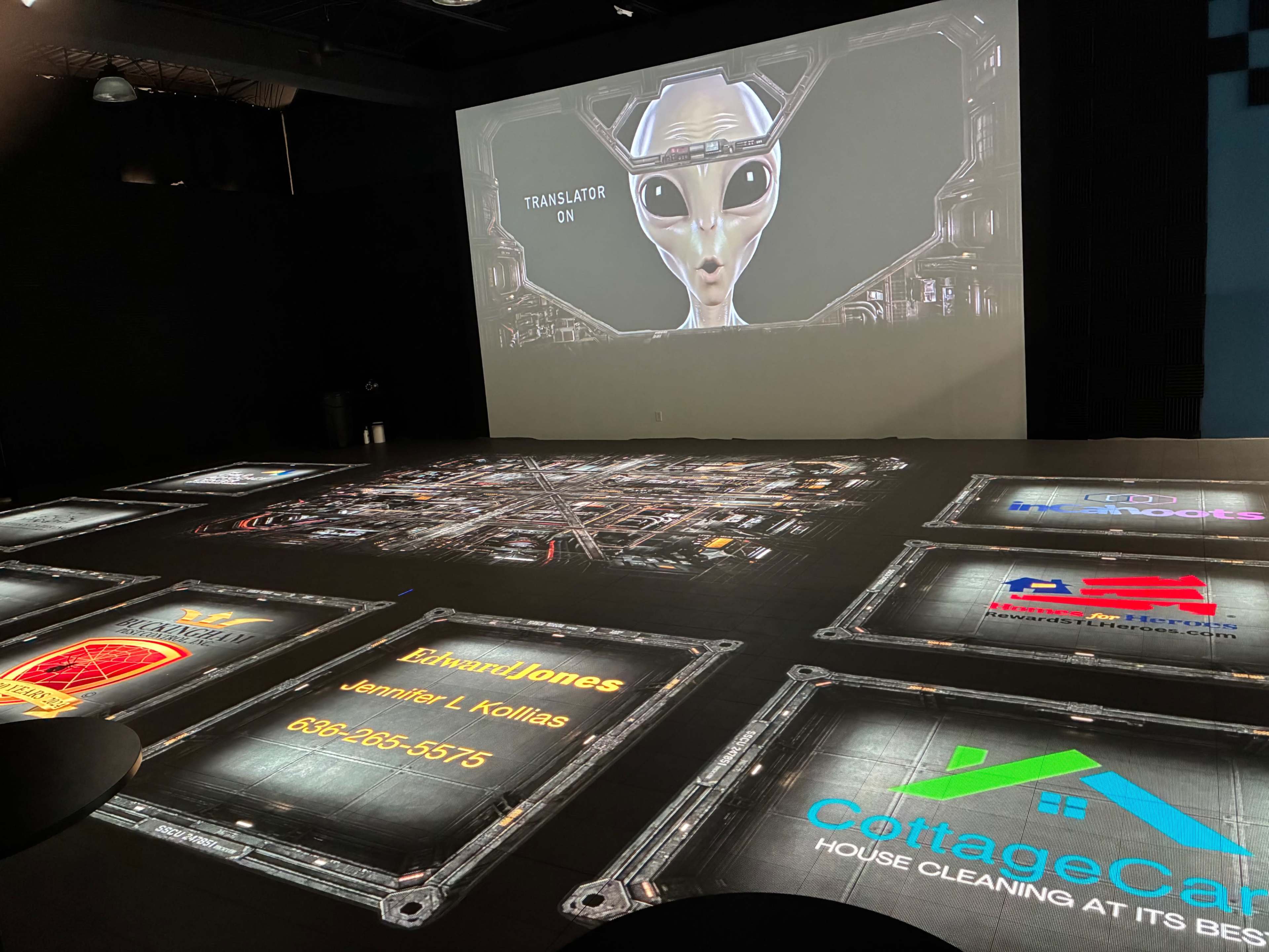 Event and Studio Space with 1200 Sq. Ft. LED Floor Image in O'Fallon Township, O'Fallon, MO