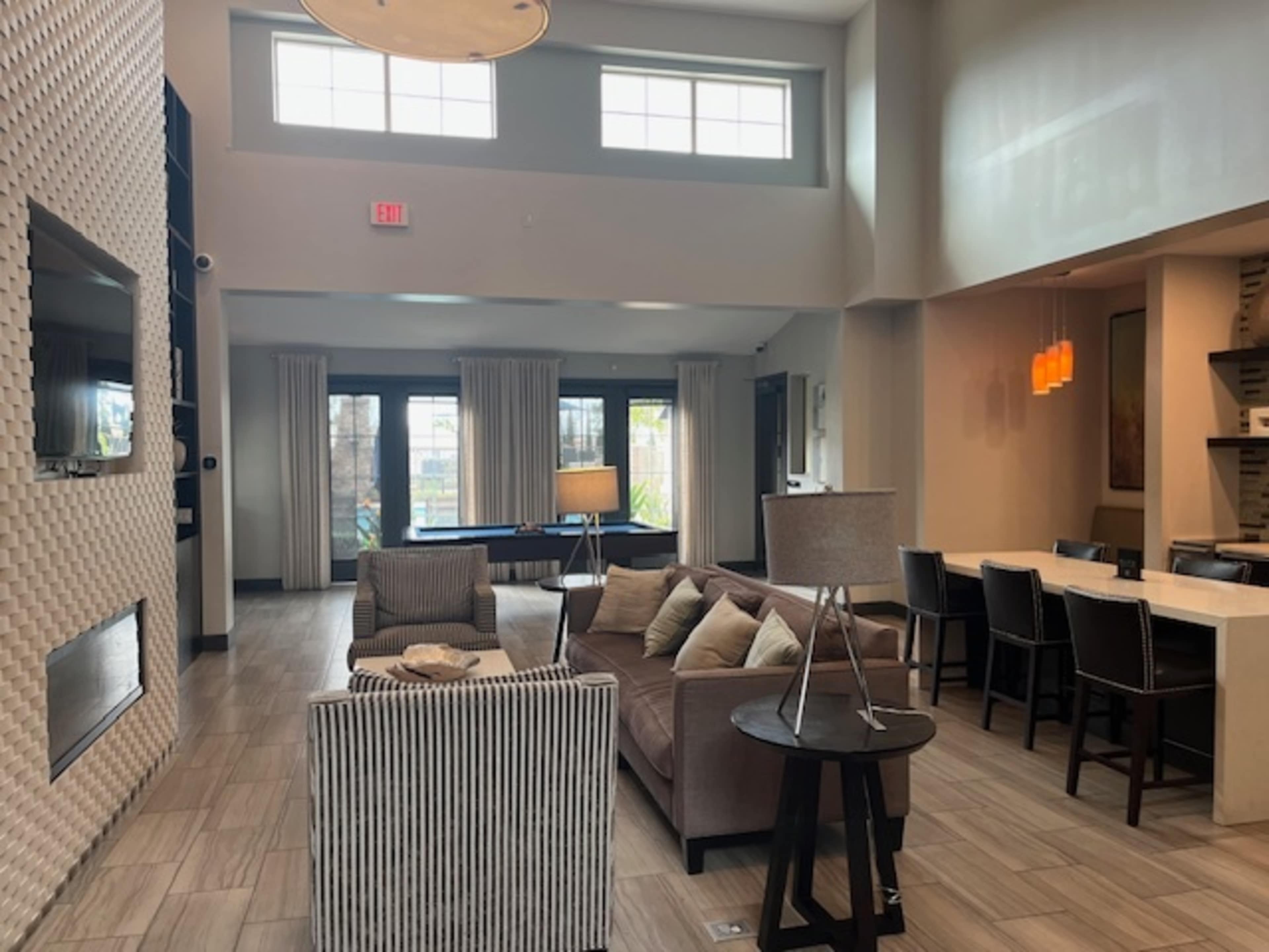 Amazing Open Space w/ Kitchen, Lounge Seating, Shuffle Board and Billiards Table Image in San Dimas, San Dimas, CA