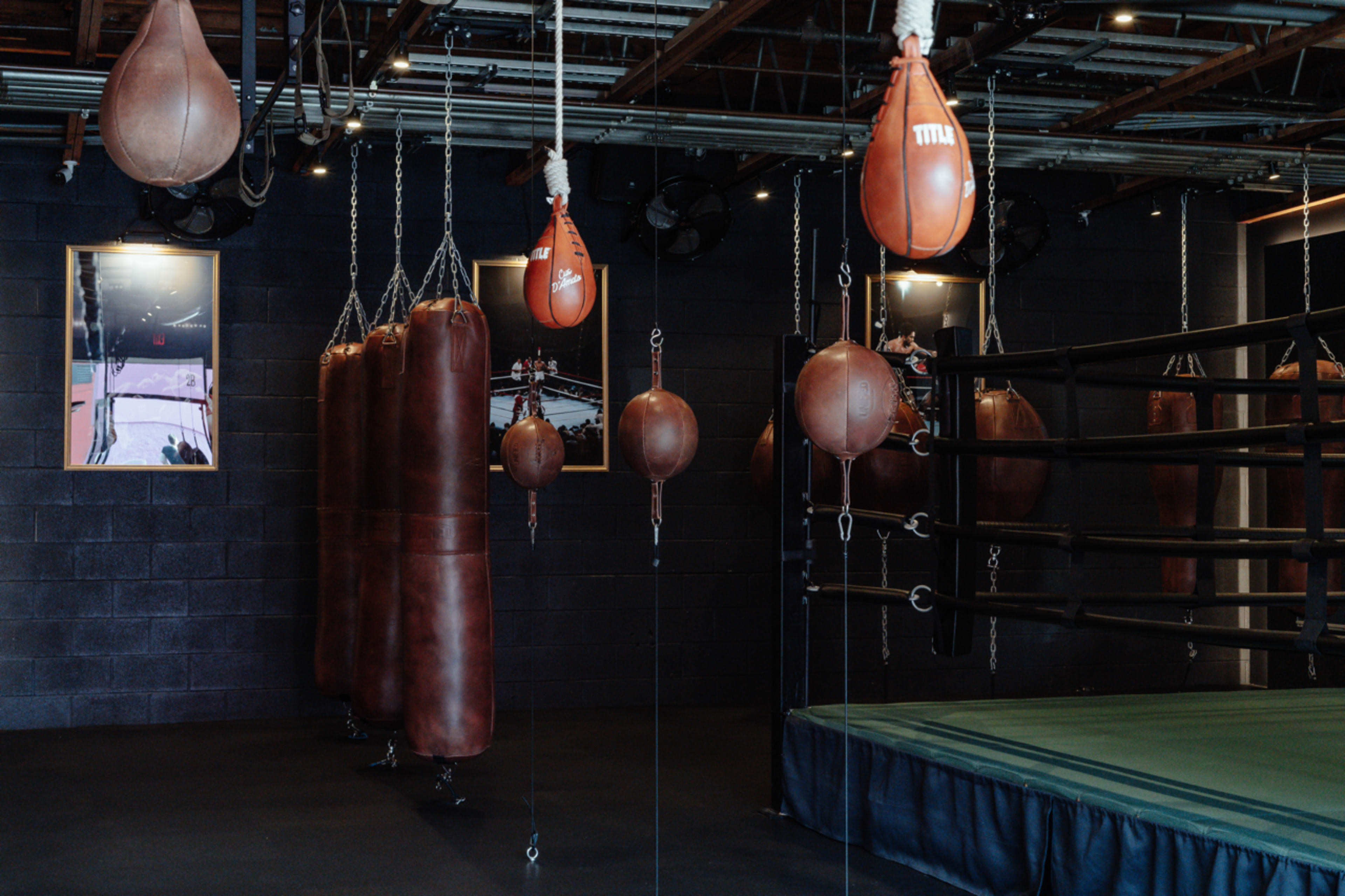 Modern Vintage Industrial Boutique Boxing Gym in Hollywood Image in Hollywood, Los Angeles, CA