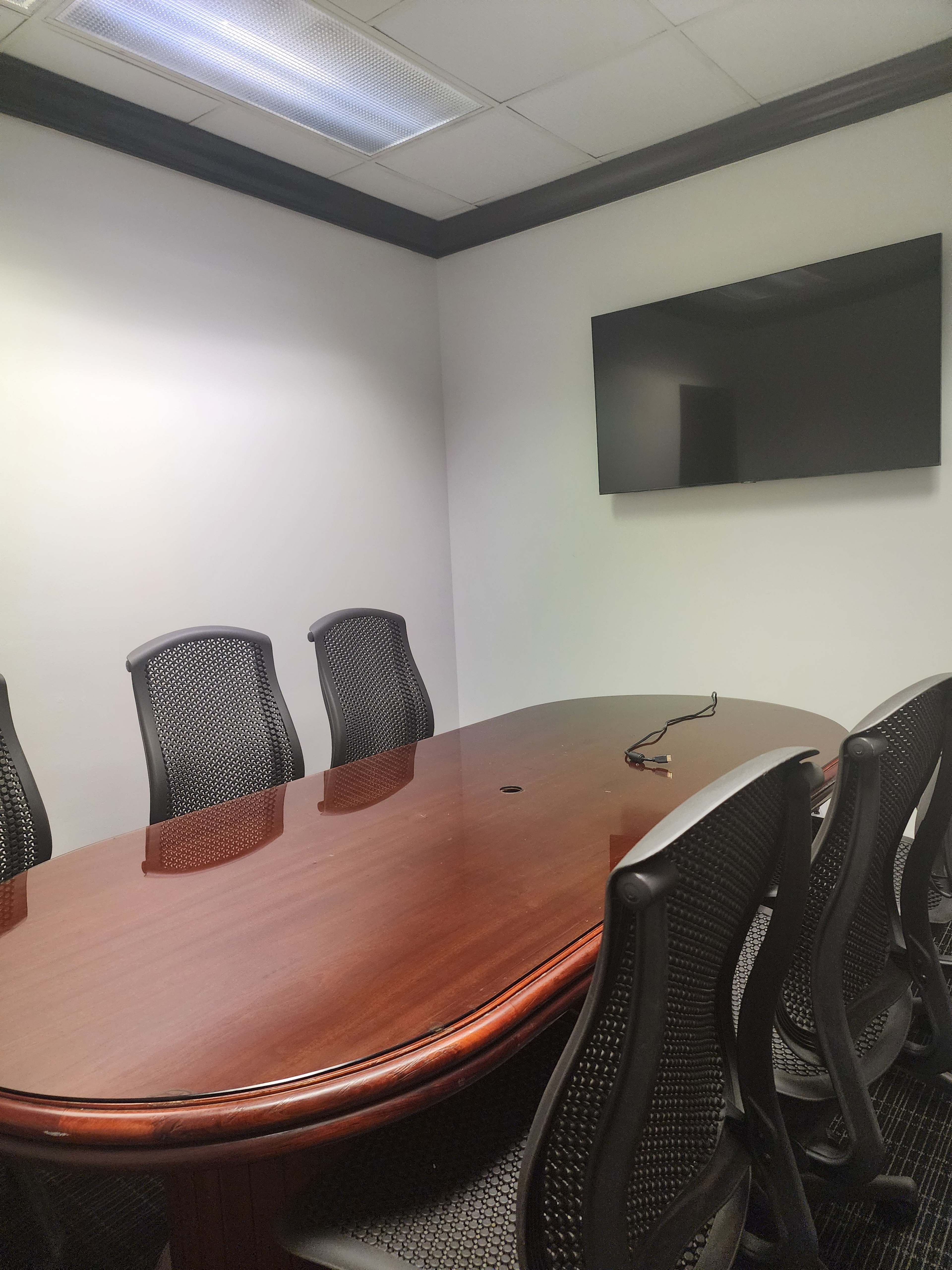 Pier boardroom with HDMI 55' inch TV capabilities Image in Burlingame, Burlingame, CA