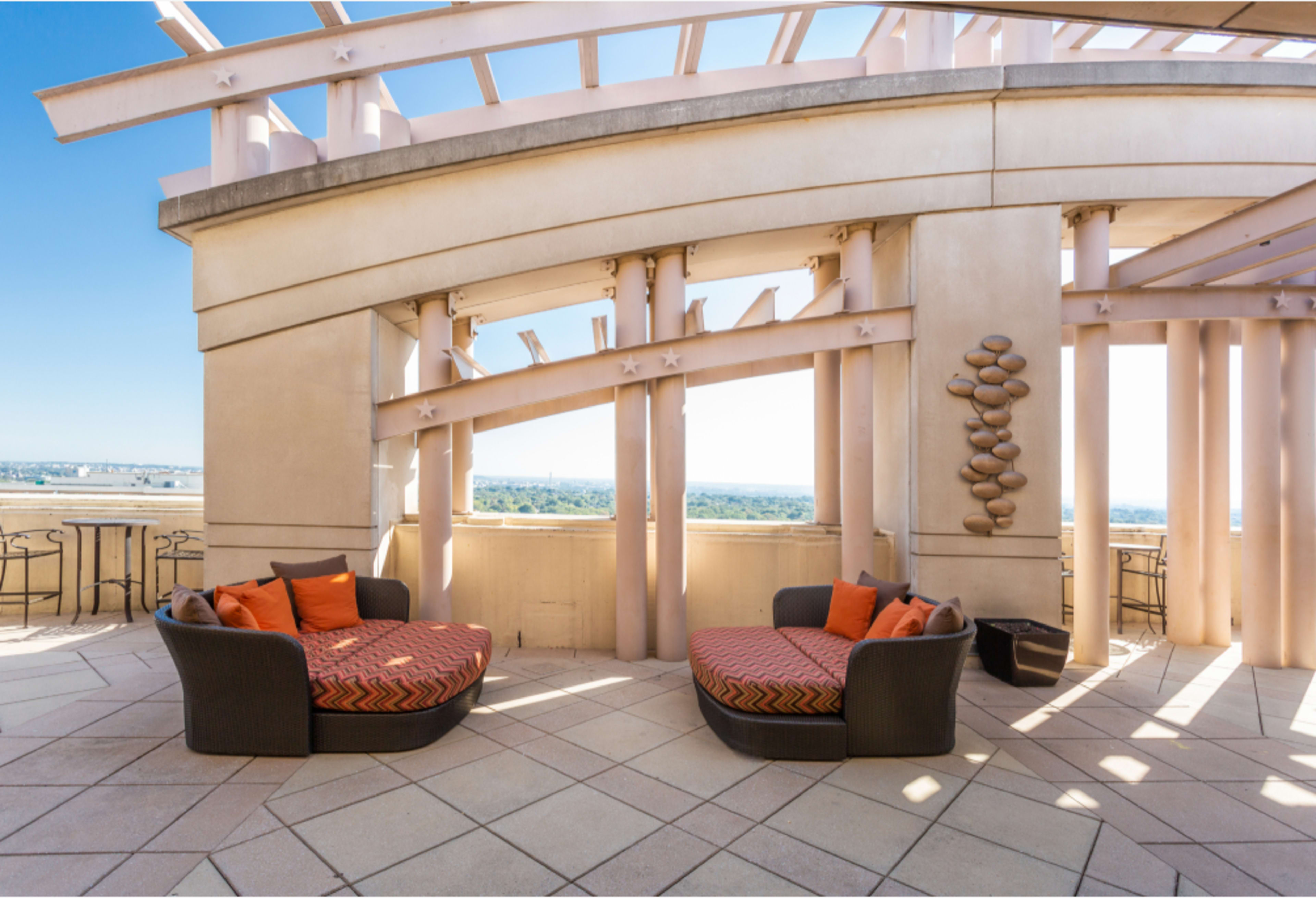 Rooftop Deck with Monument Views Image in Virginia Square, Arlington, VA