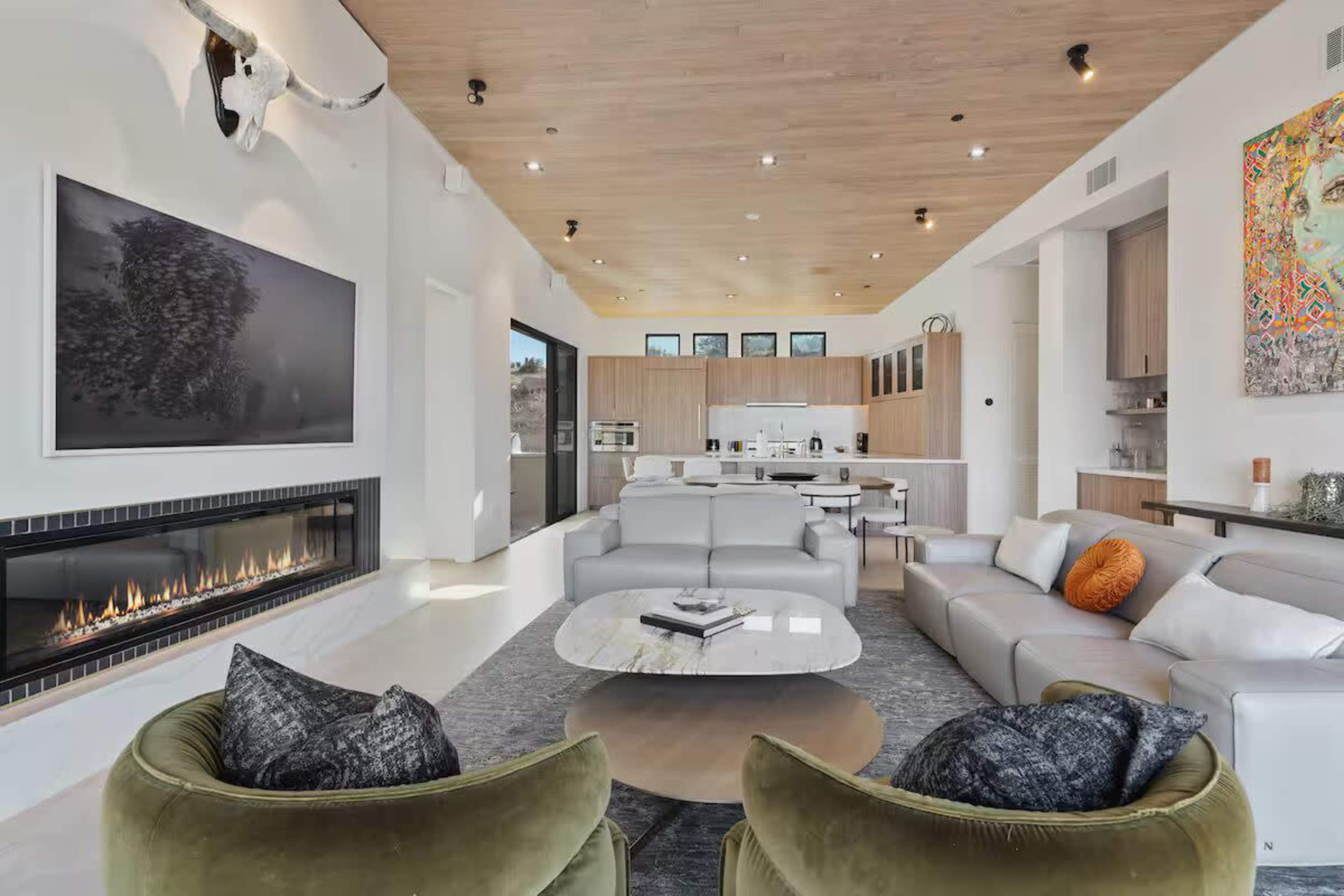 Modern Desert Estate on 22 Acres with Pool, Sauna, Boulders Image in , Pioneertown, CA