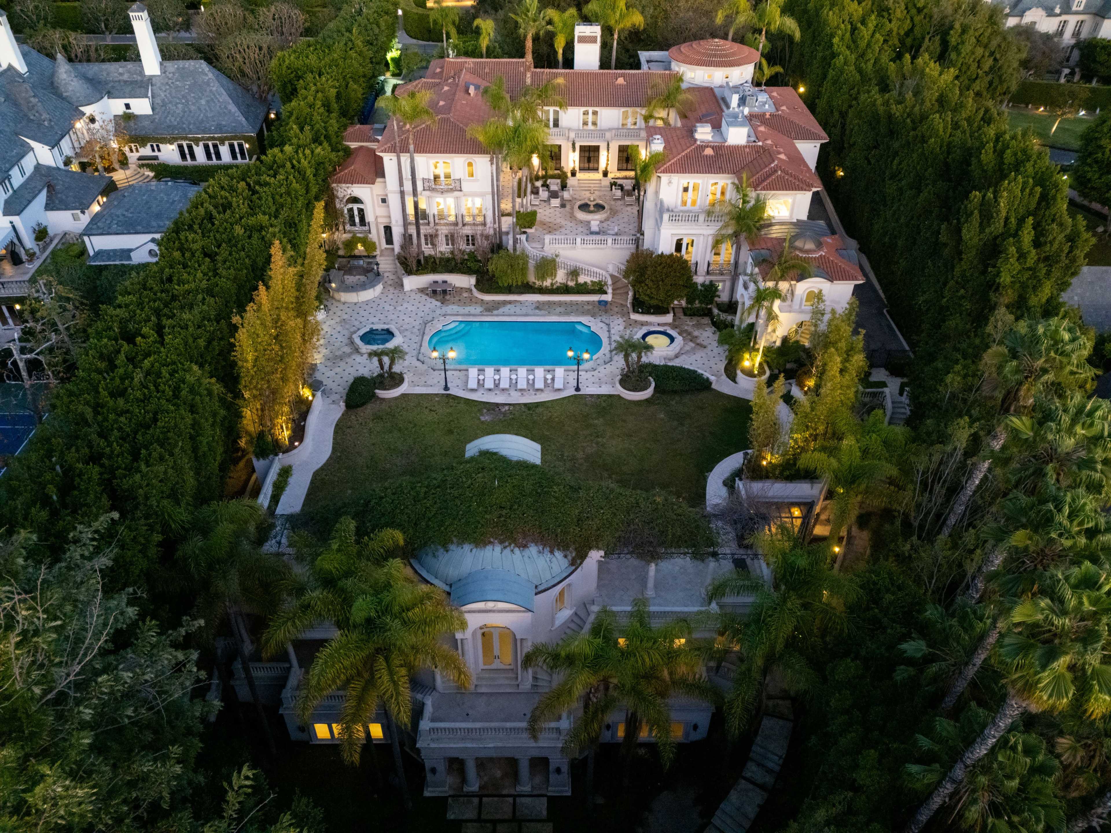 Villa Martinique - Massive Grounds Indoor And Outdoor Pool Image in Bel Air, Los Angeles, CA