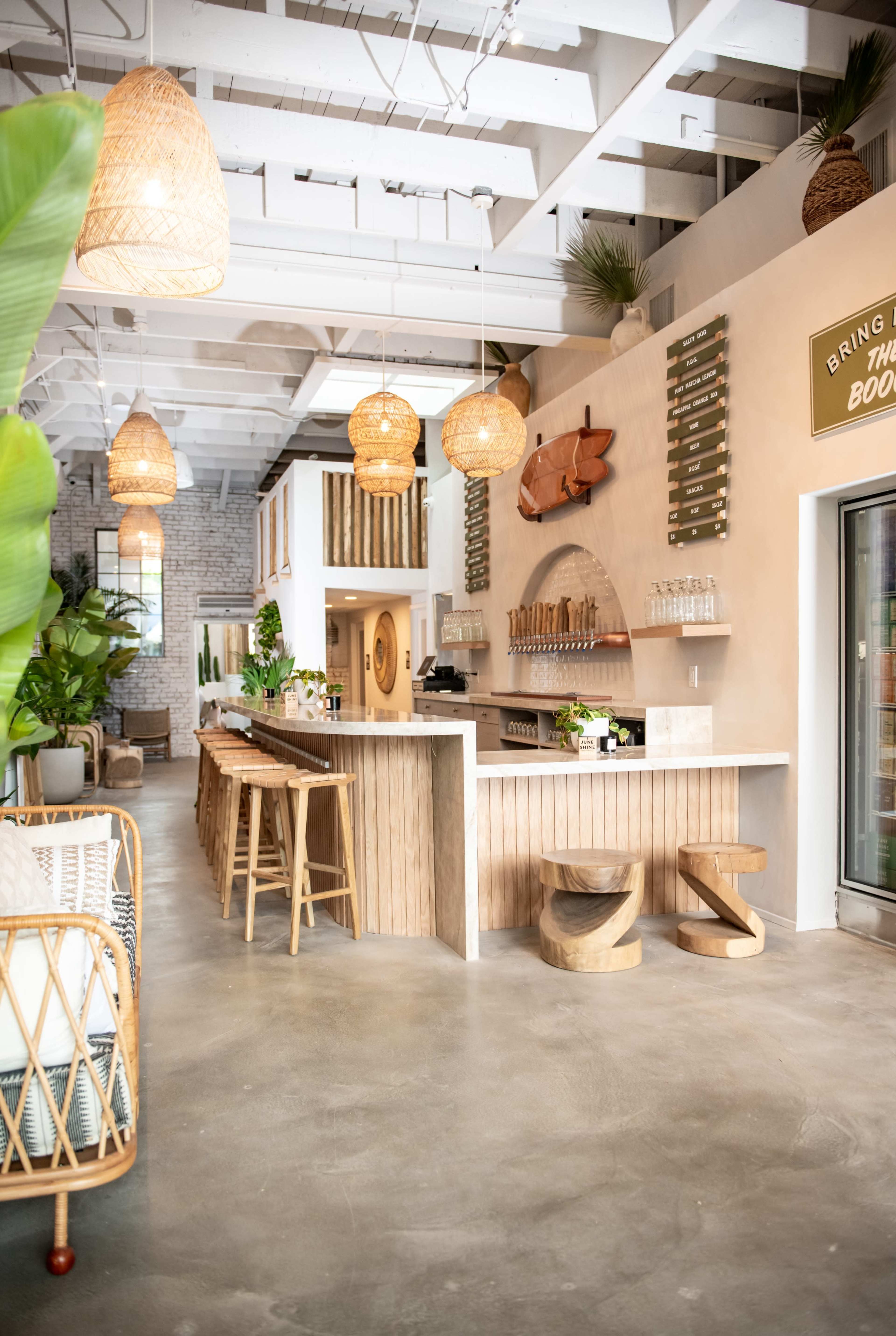 Boho Hard Kombucha Bar by the Beach Image in Ocean Park, Santa Monica, CA