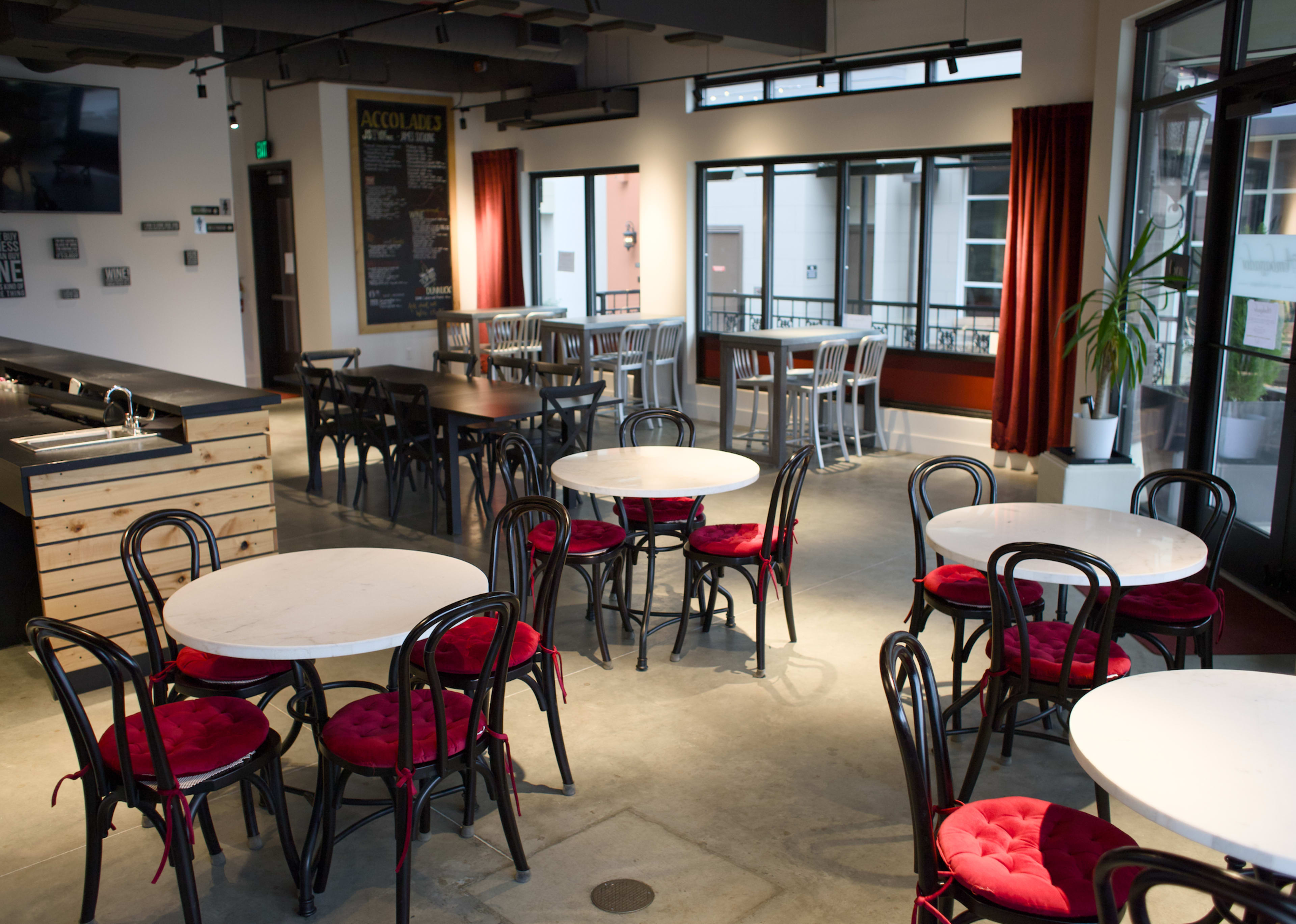 Modern Tasting Room in Woodin Creek Image in Town Center, Woodinville, WA