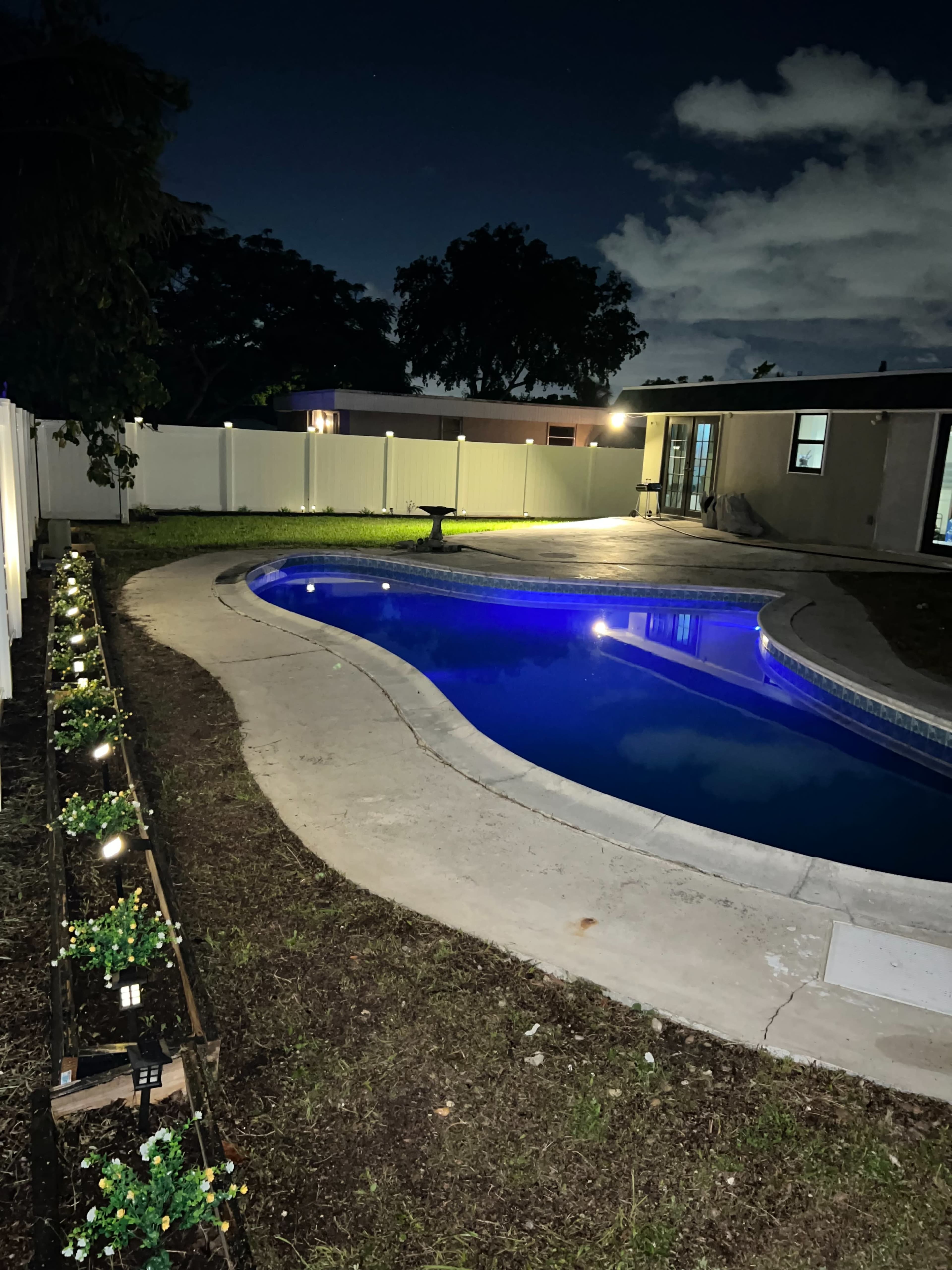 Hidden Oasis Backyard Poolside Image in Tamarac, Tamarac, FL