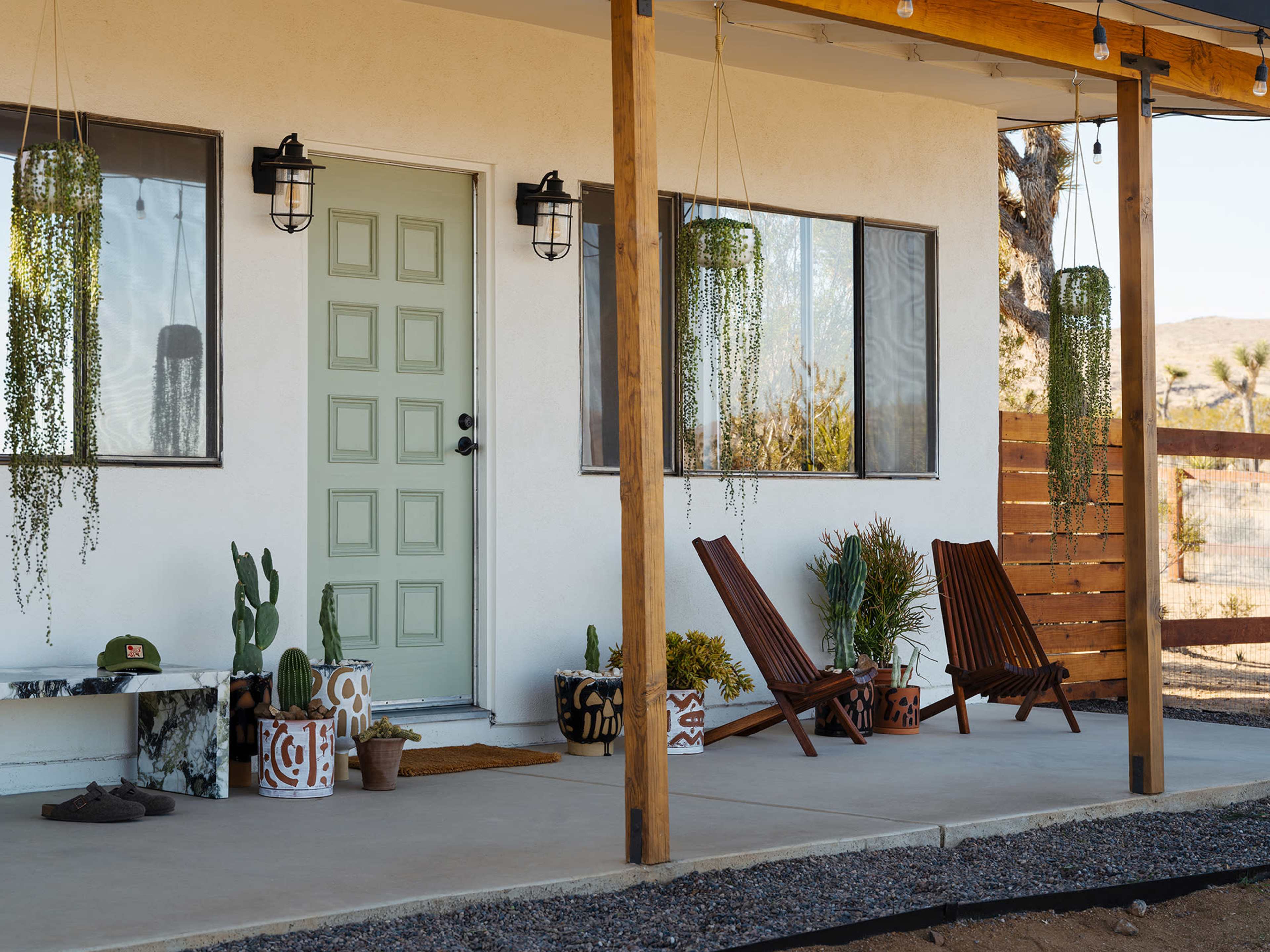 Desert Mid Century Ranch House with 3 acres of land and views / Fine Art and Design Image in , Yucca Valley, CA