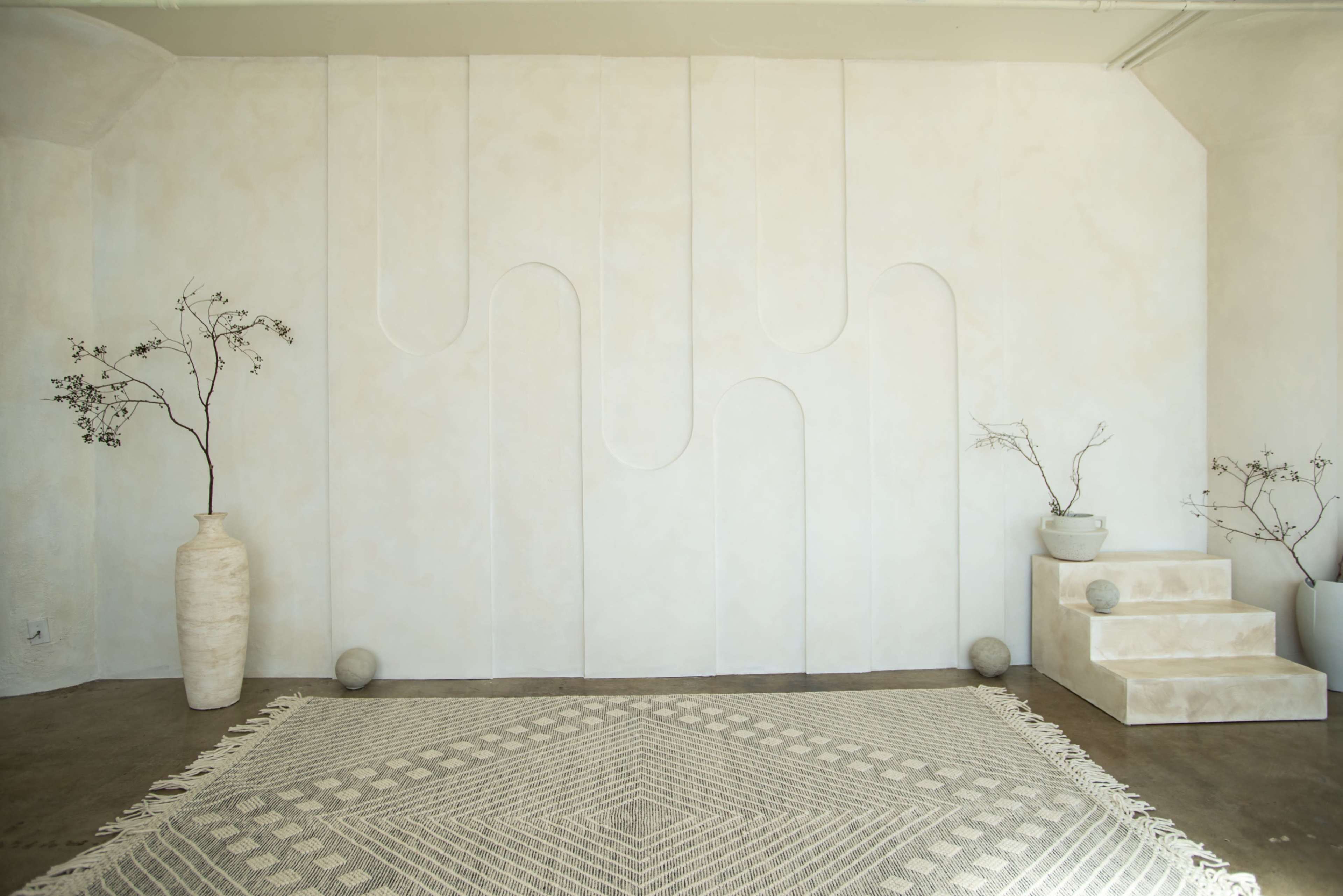 Bright Wabi Sabi Inspired Loft with Natural Decor Elements and Texture Image in Central LA, Los Angeles, CA