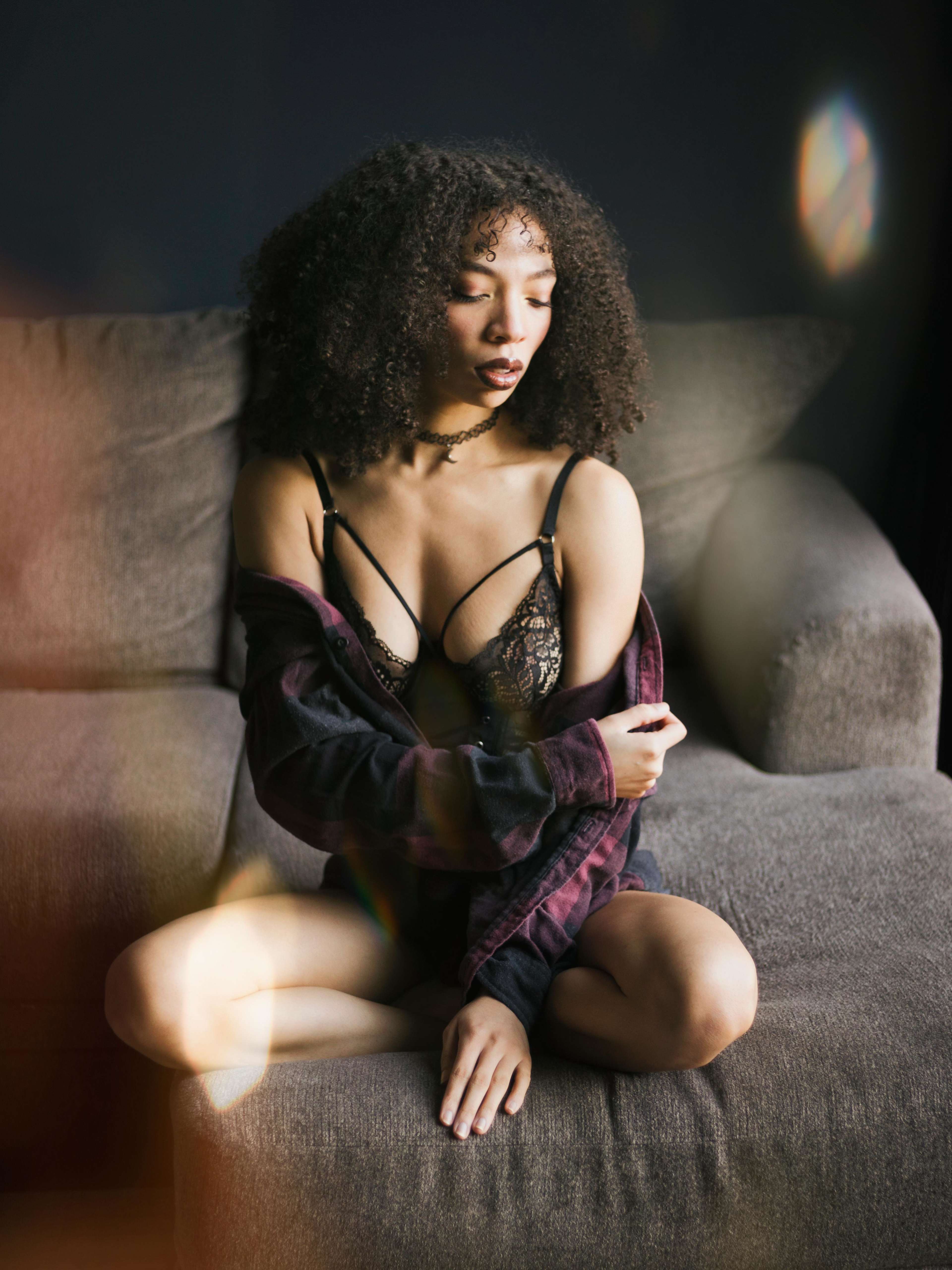 Boudoir photo shoot