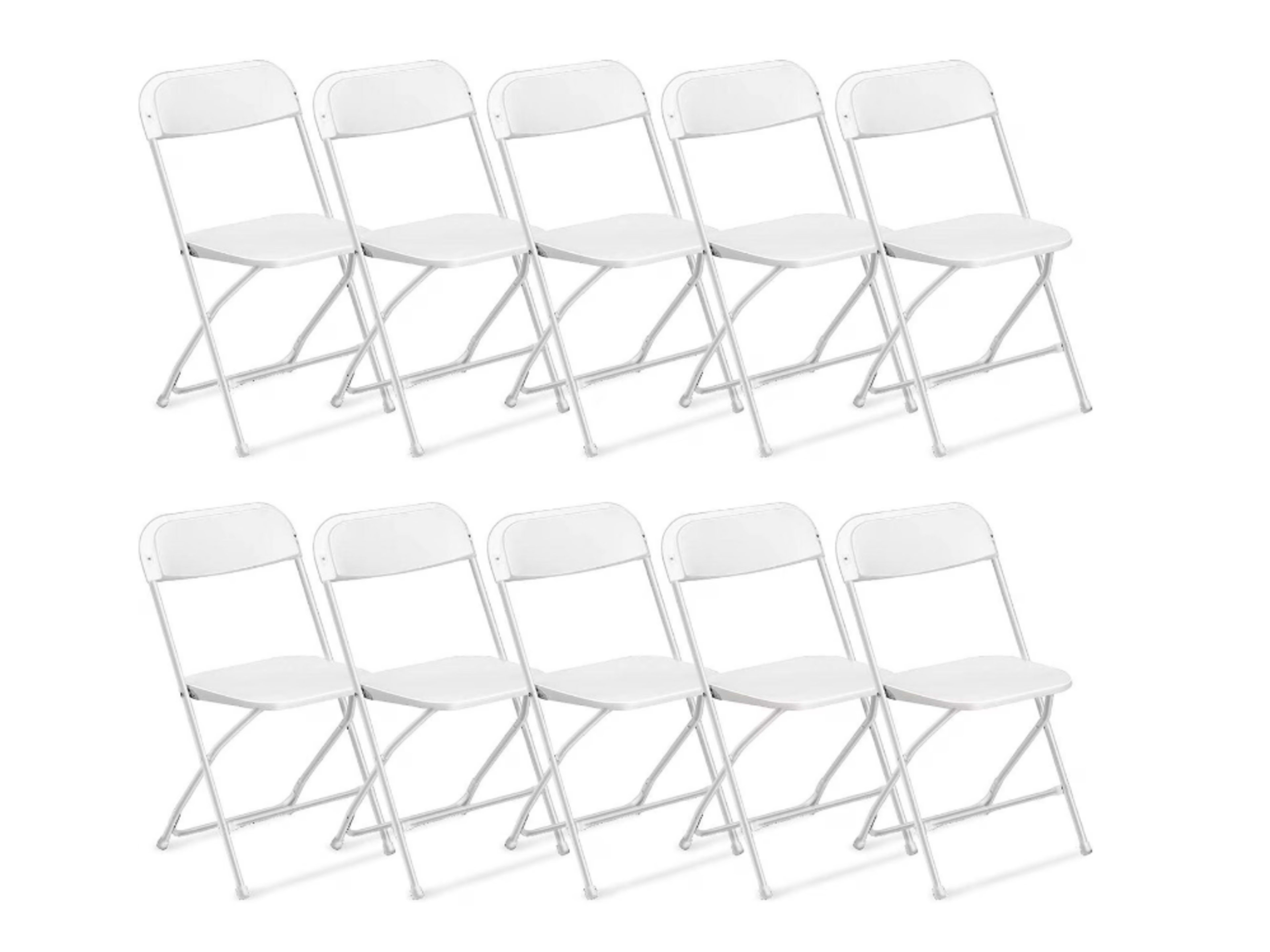 10 foldable chairs