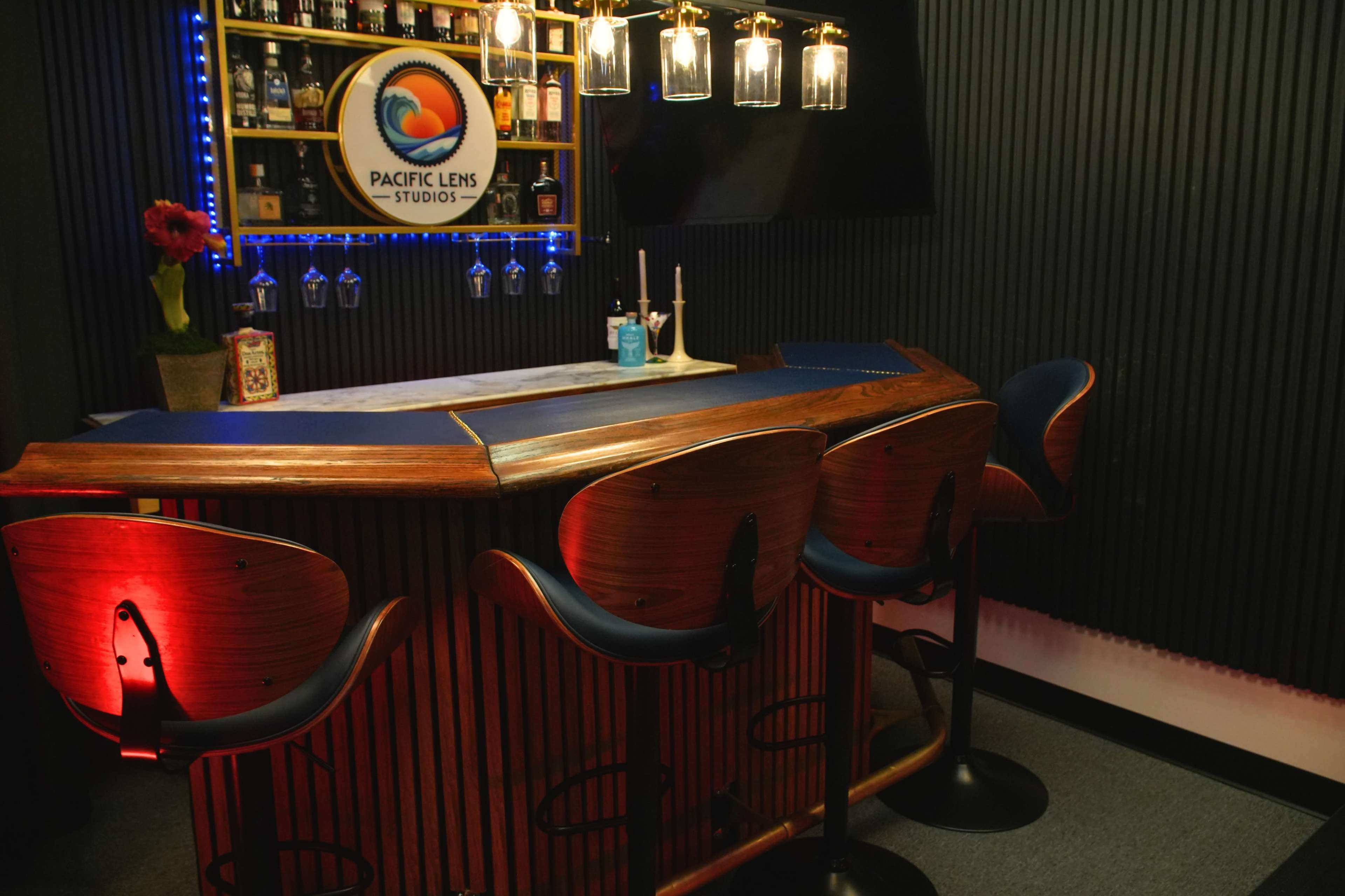 Speakeasy Style Podcast Studio with Immersive Conversation Sets Image in Costa Mesa, Costa Mesa, CA