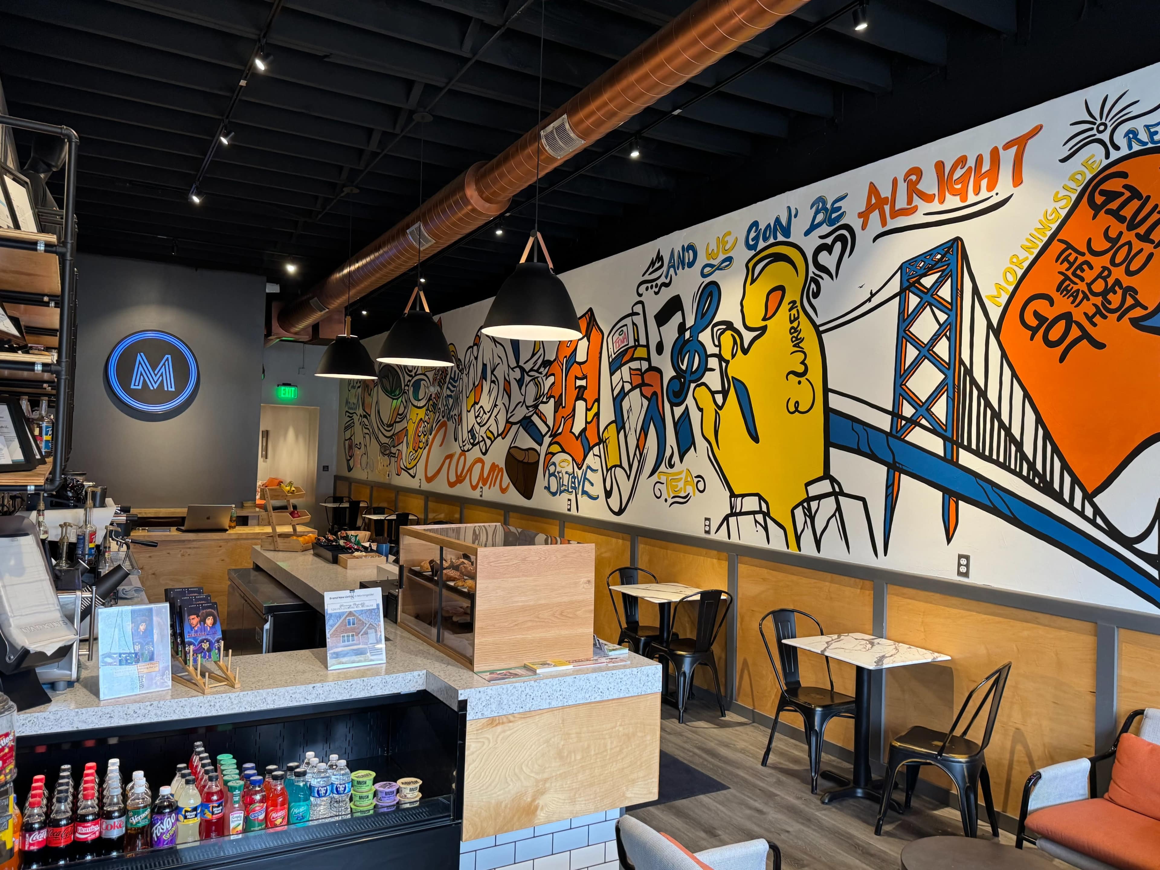 A Fresh, Urban Cafe filled with Colors and Vibes Image in Morningside, Detroit, MI