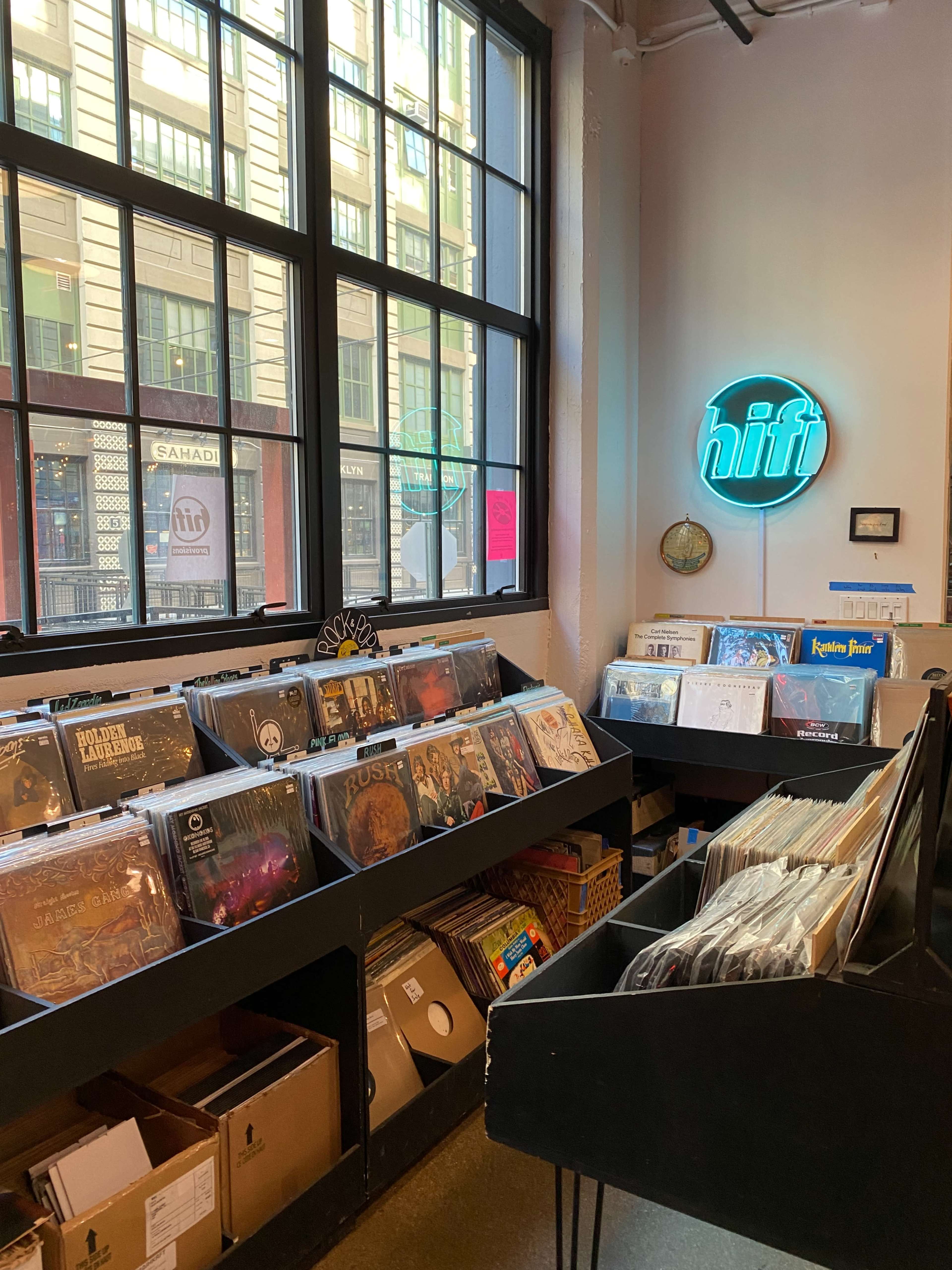 Indie Record Store & Lounge Located in a Waterfront Warehouse Image in Sunset Park, Brooklyn, NY