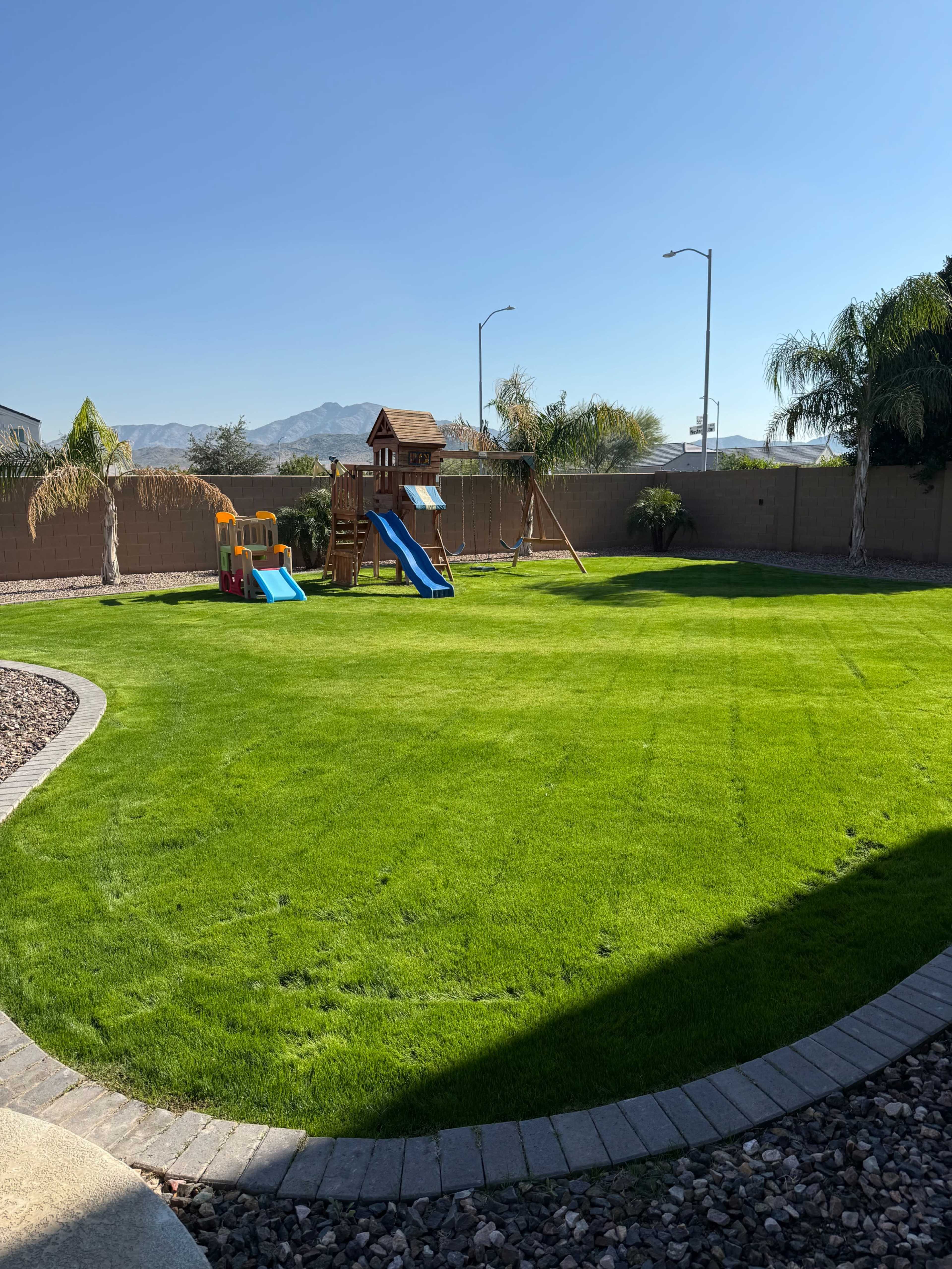 Resort-Style Backyard with Pool & Stunning Mountain Views Image in Laveen Village, Laveen, AZ