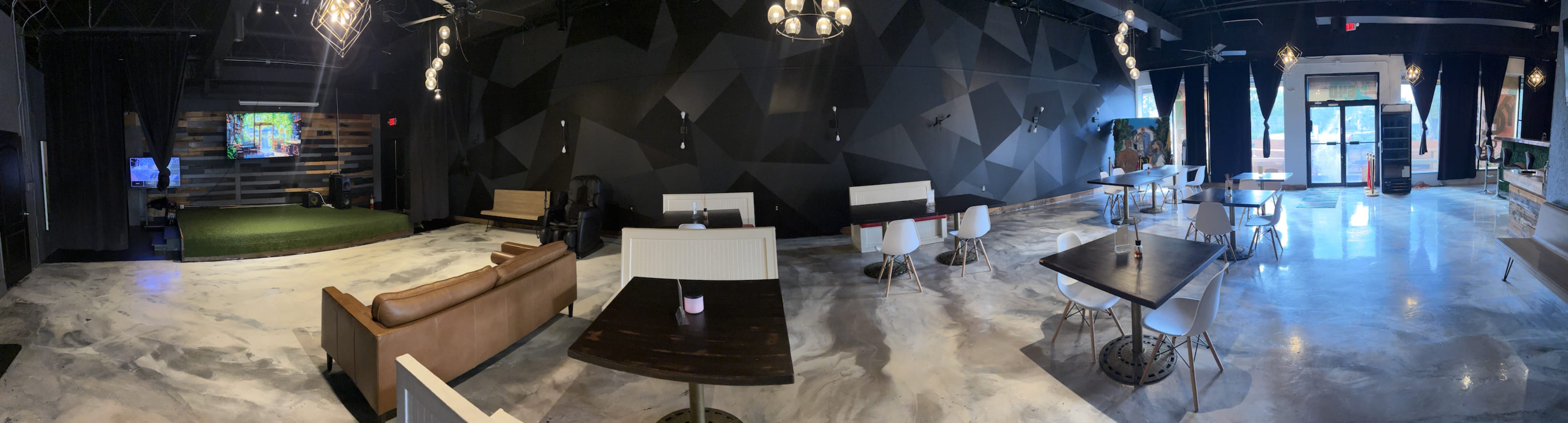 “Urban Downtown Atlanta Café & Open Gallery Space with Stage” Image in West End, Atlanta, GA