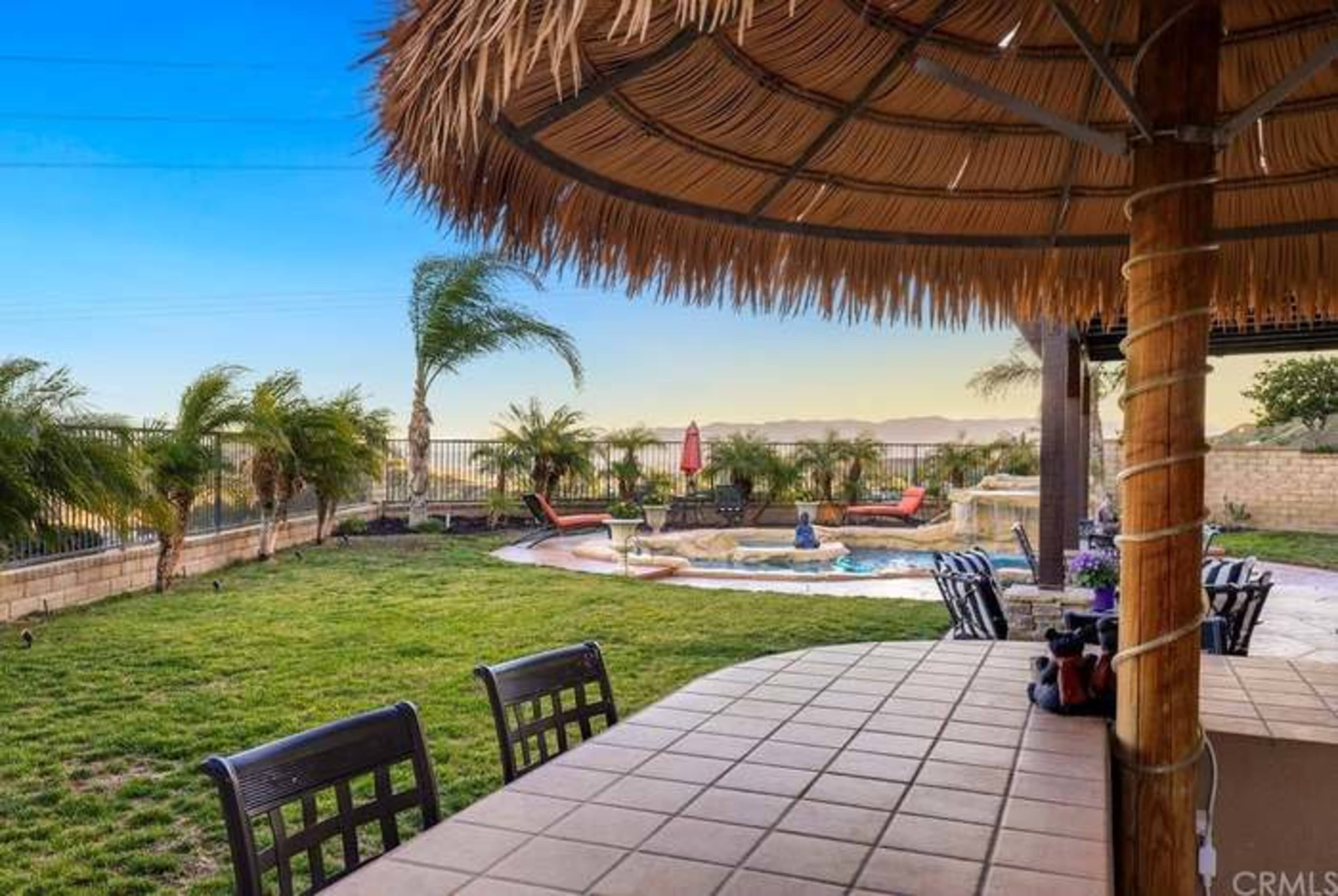 Luxury Villa: Waterfall Pool with Mountain Views Image in Santa Clarita, santa clarita, CA