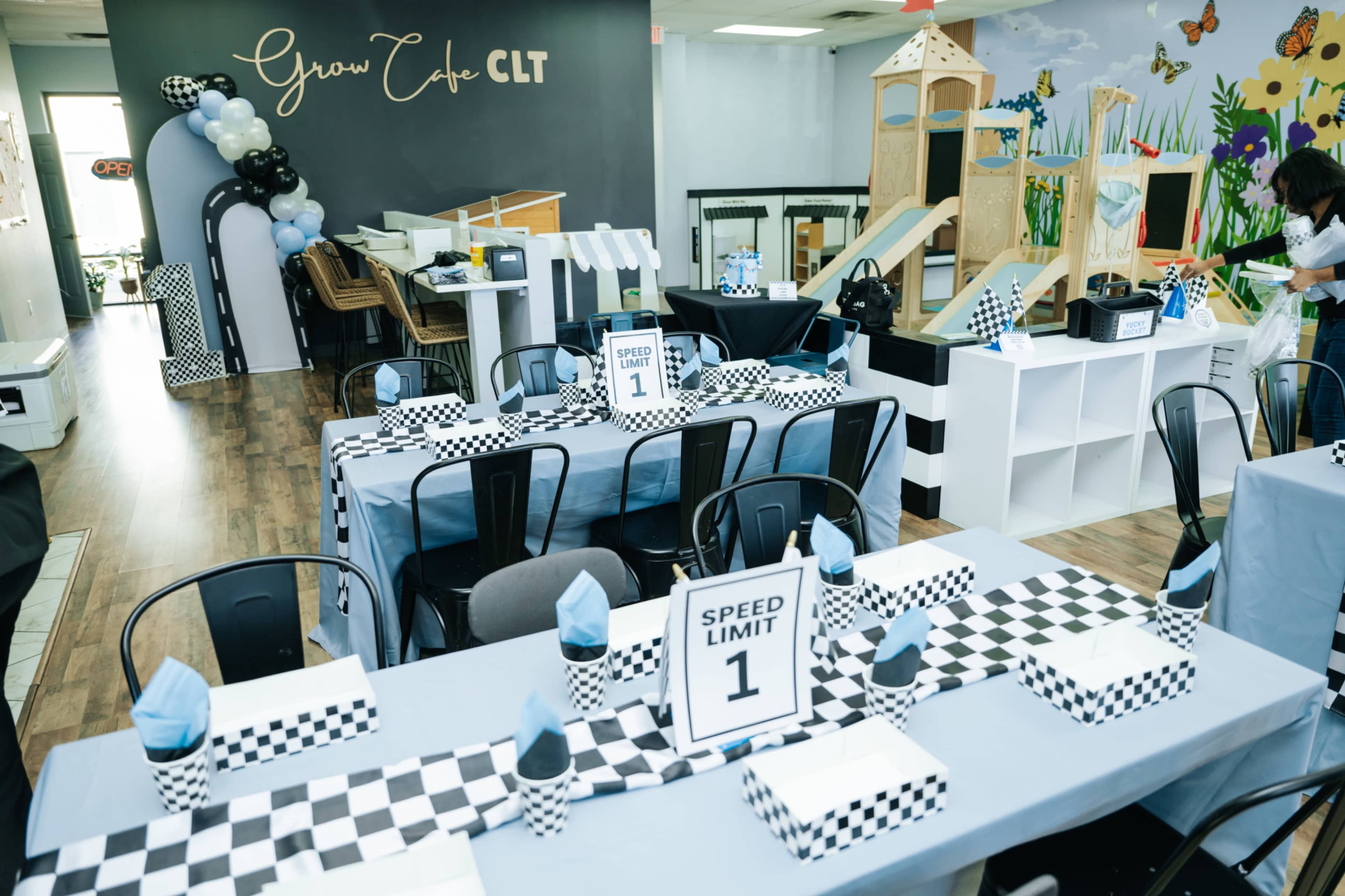 Play Cafe perfect for kid-friendly social groups and children service providers Image in Prosperity Church Road, Charlotte, NC