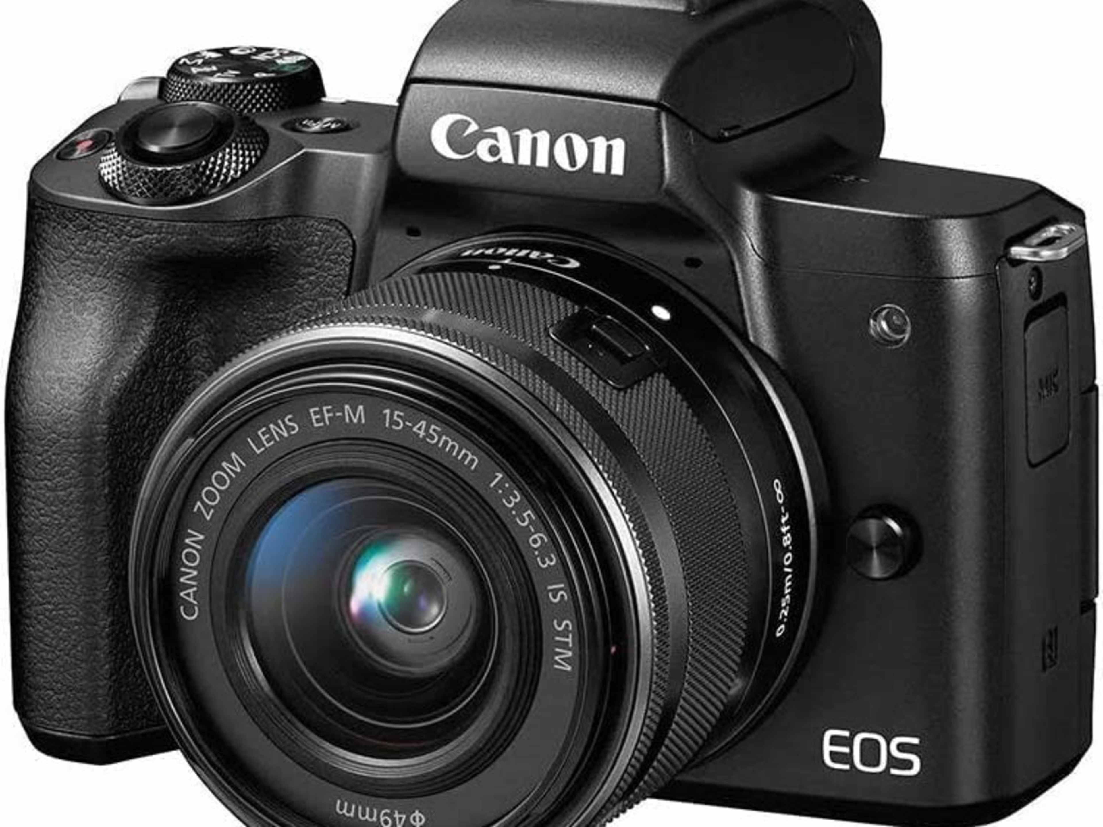 Canon EOS M50 Mirrorless Digital Camera with 15-45