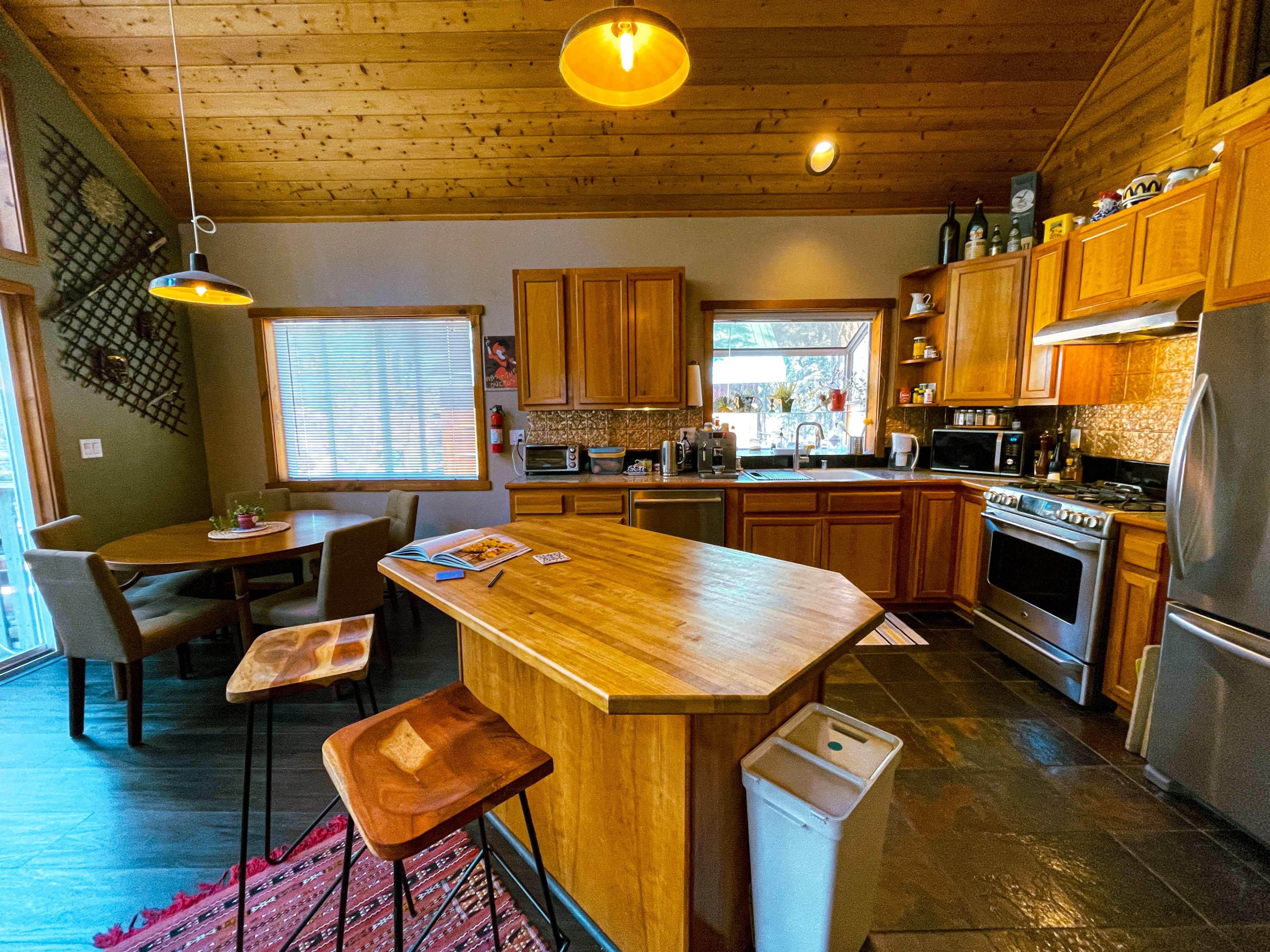 Luxury Tahoe Chalet w/ Hot Tub, Forest Deck, & Music Studio Den Image in Truckee, Truckee, CA