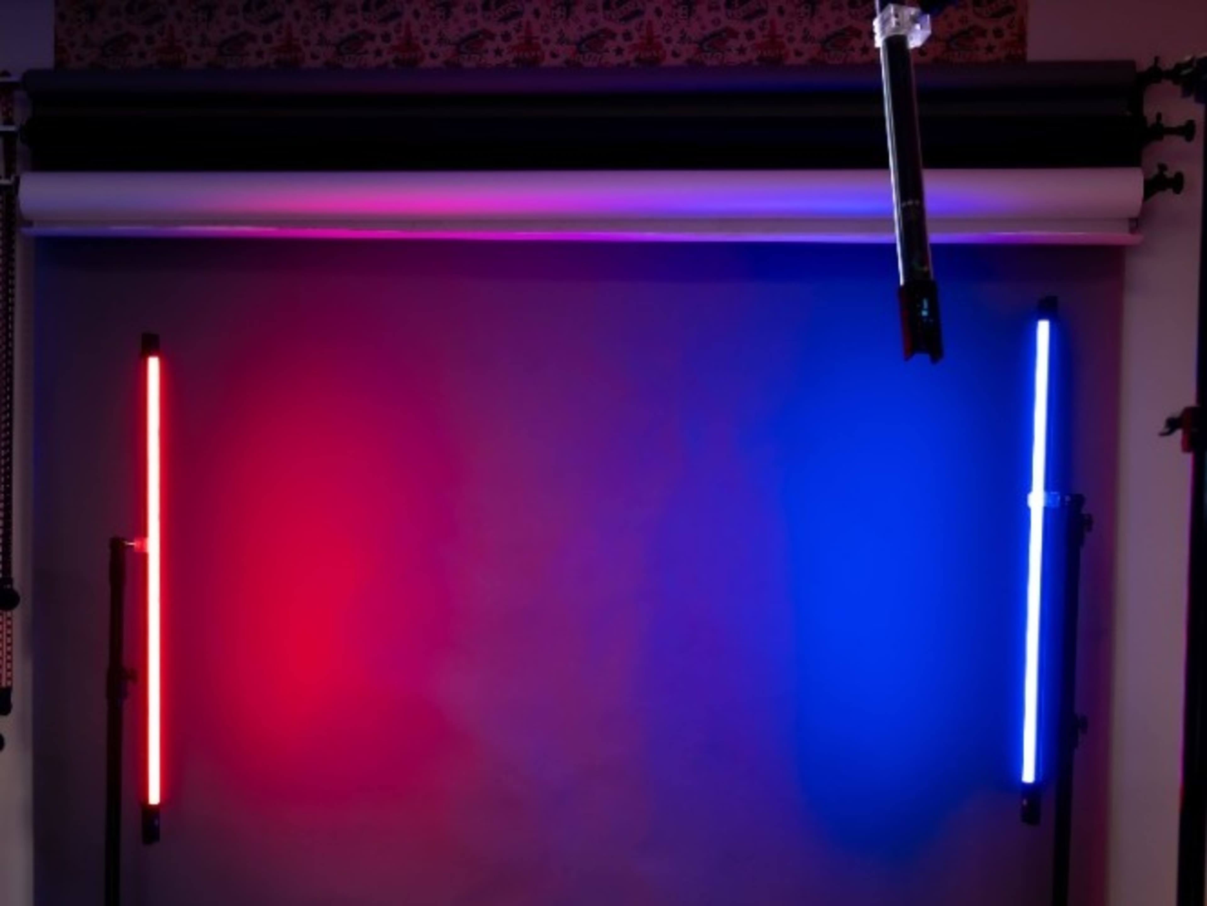 3 Godox RGB tube light set