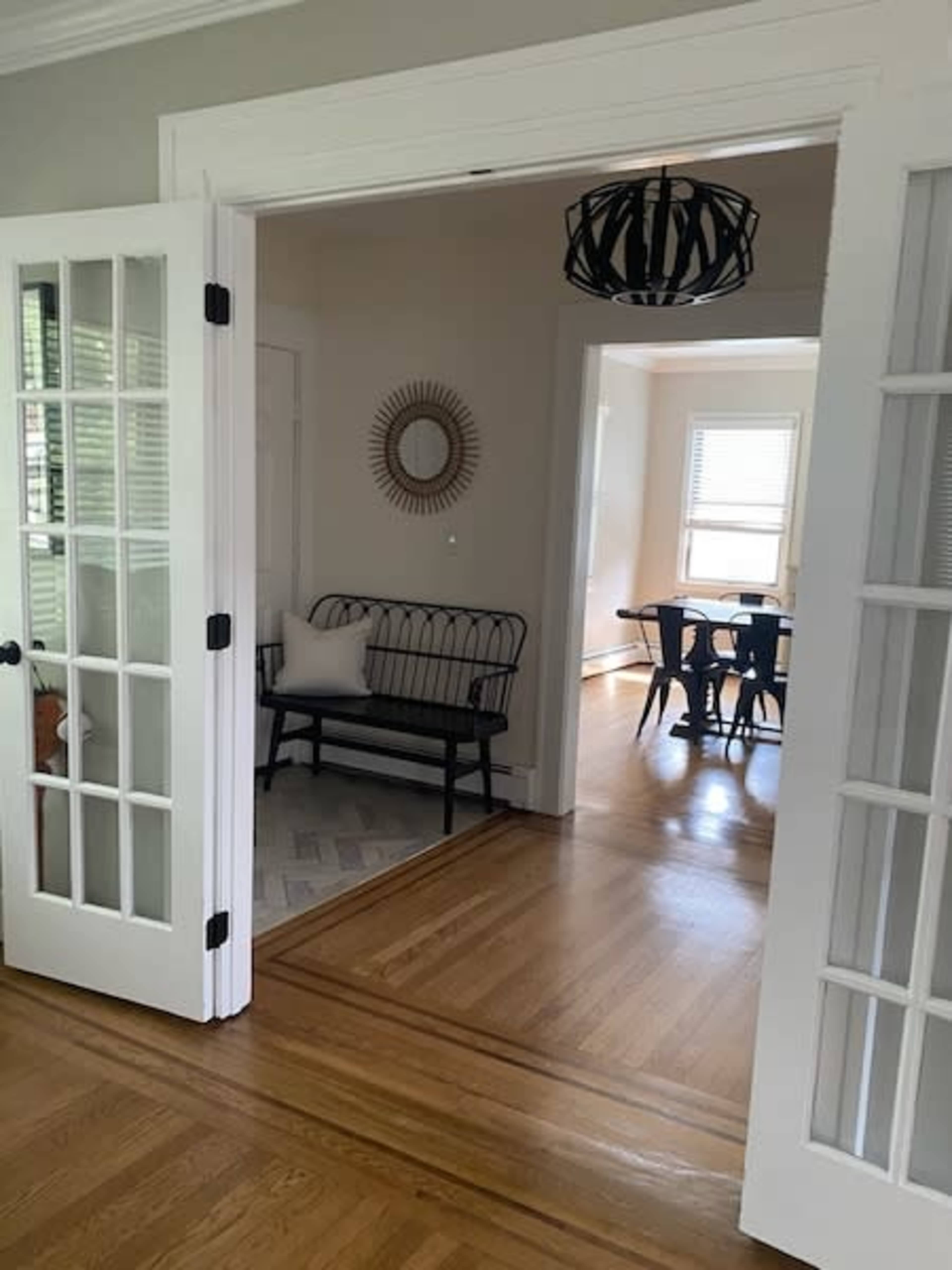 Spacious Center Hall Colonial :  Natural light, Driveway, Backyard Image in Englewood, Englewood, NJ