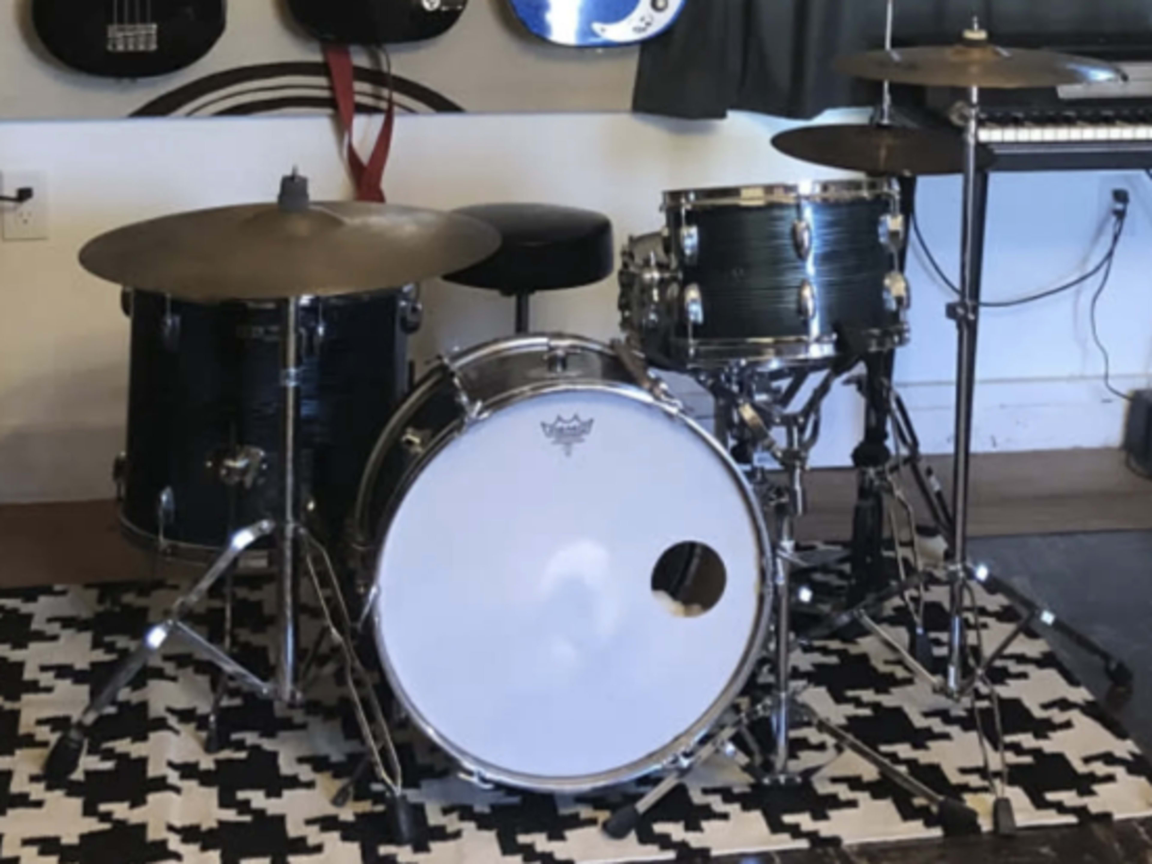 Drum set, prop use only