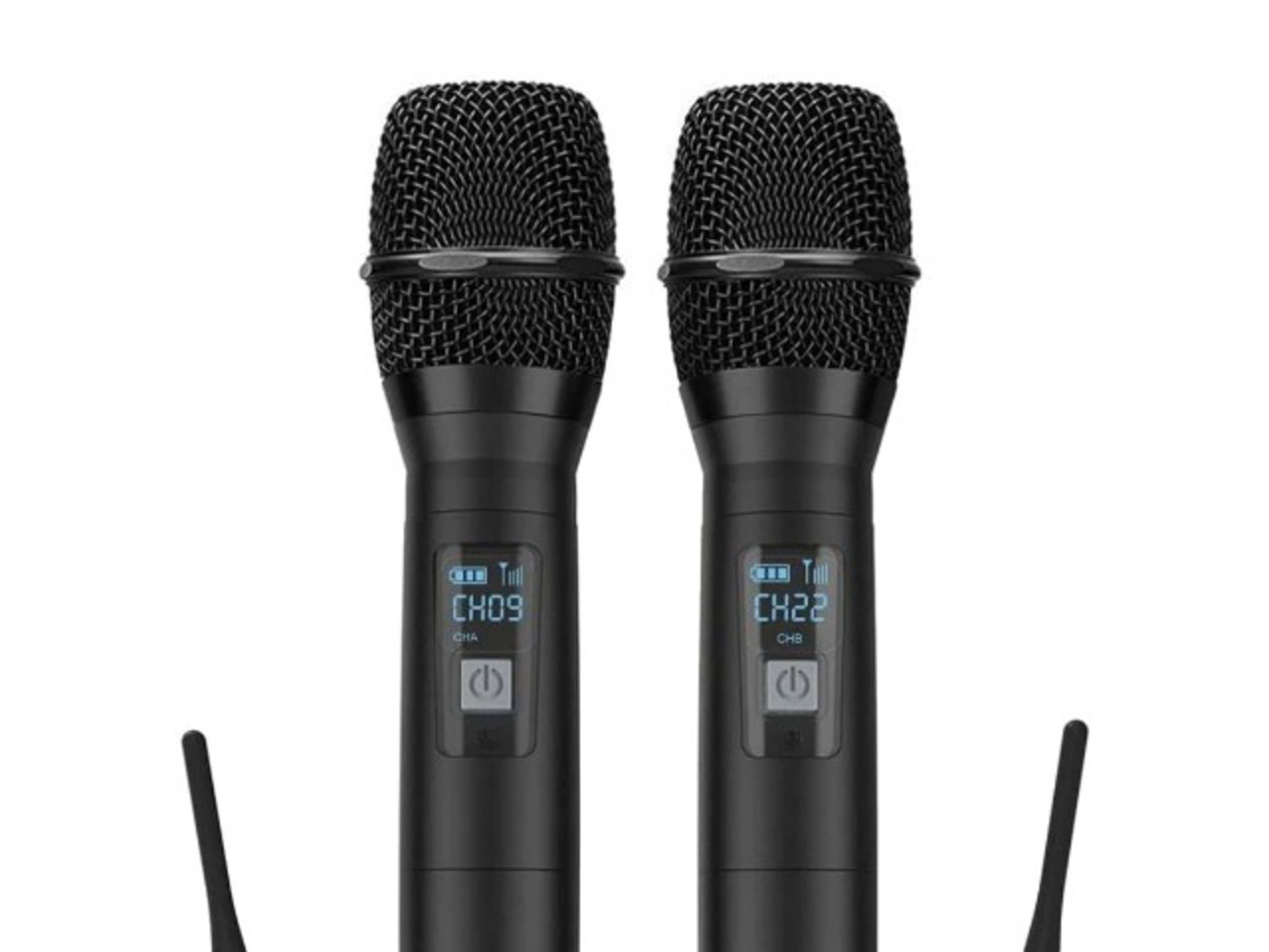 2 Wireless Microphones & podium (optional)