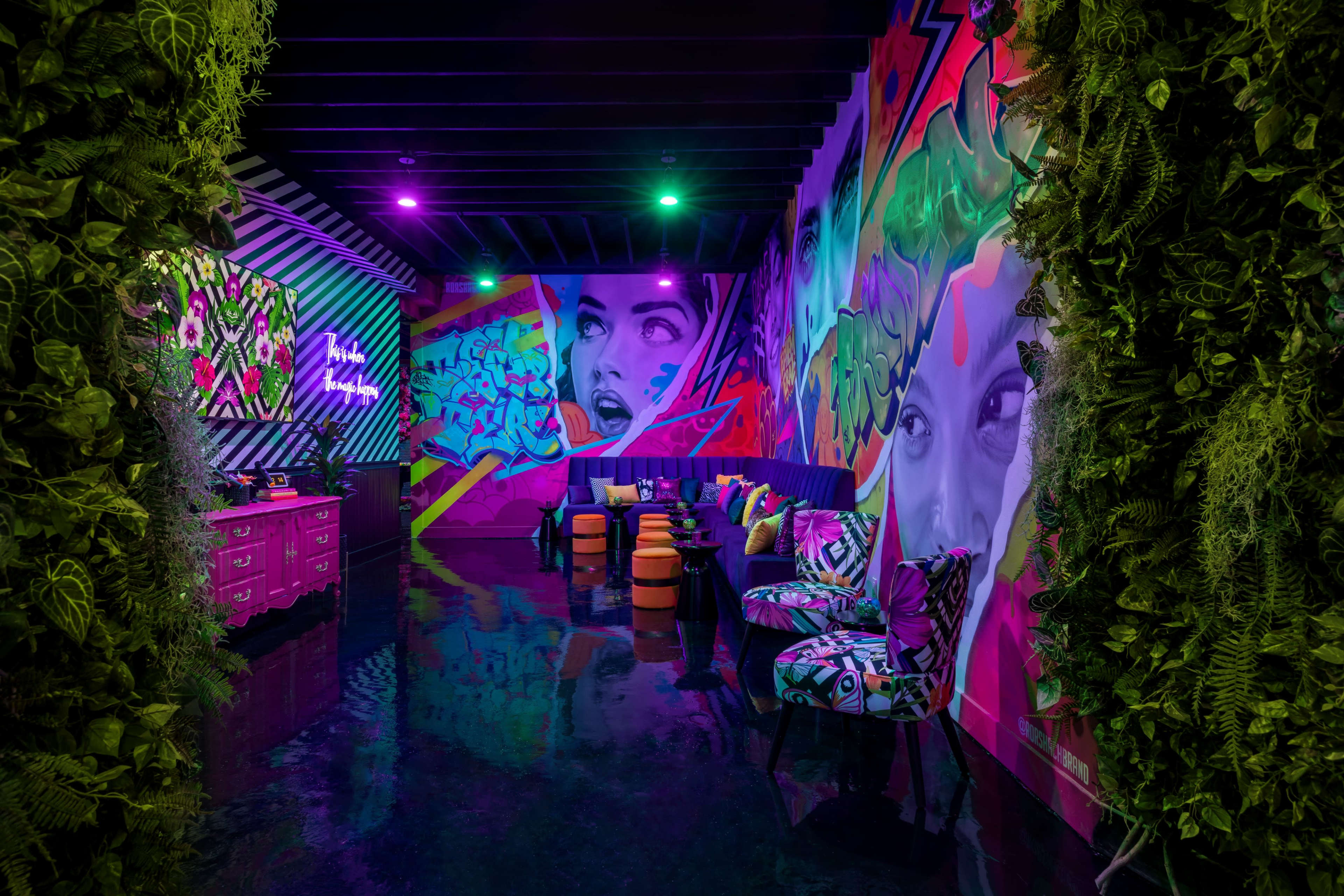 Extravagant Cutting-Edge Private Lounge Image in East Williamsburg, Brooklyn, NY