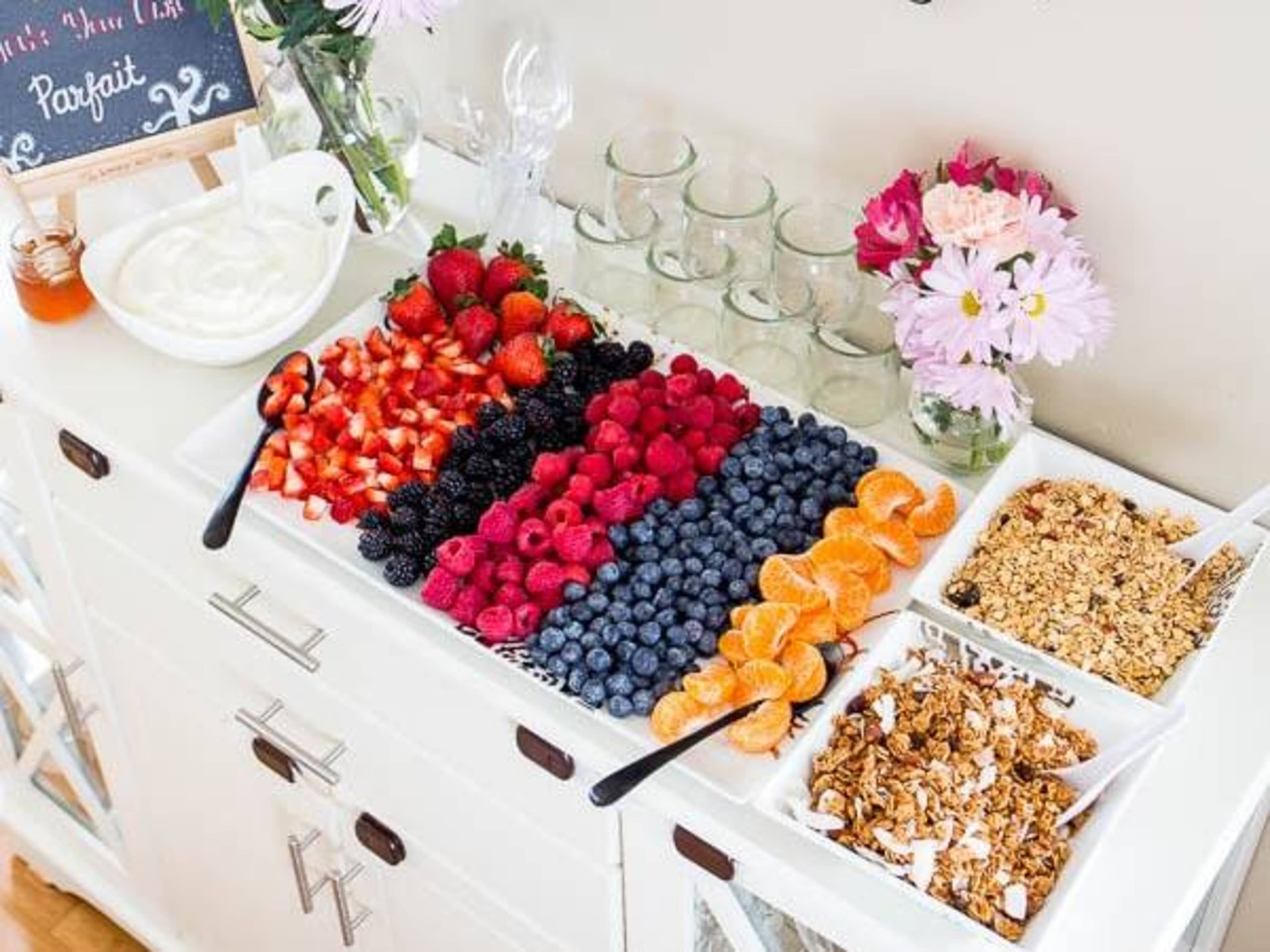 Continental Breakfast Setup