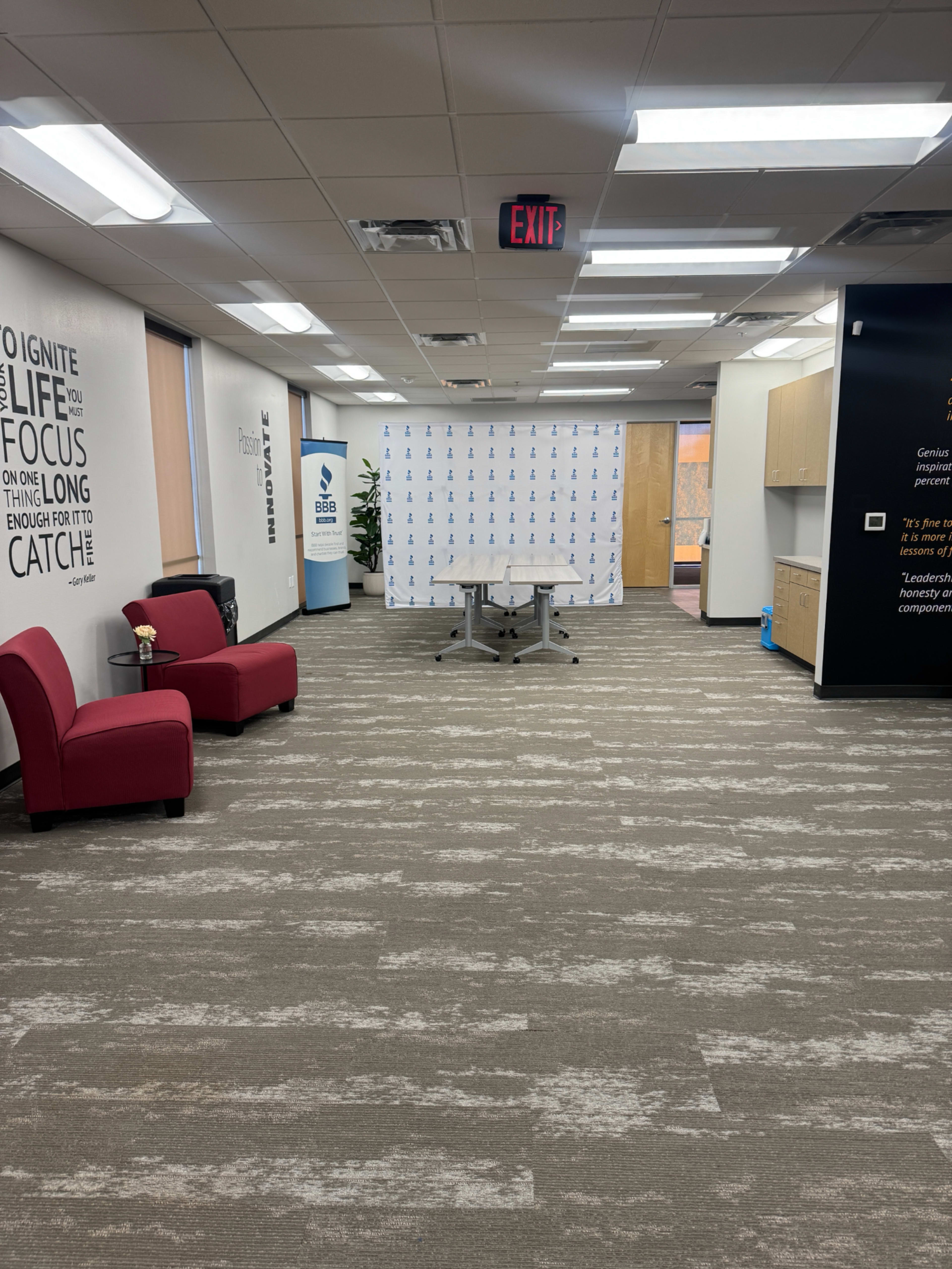 Ignite Sparked by BBB: Fuego Event Center Image in Berkley Square - Headway, Austin, TX