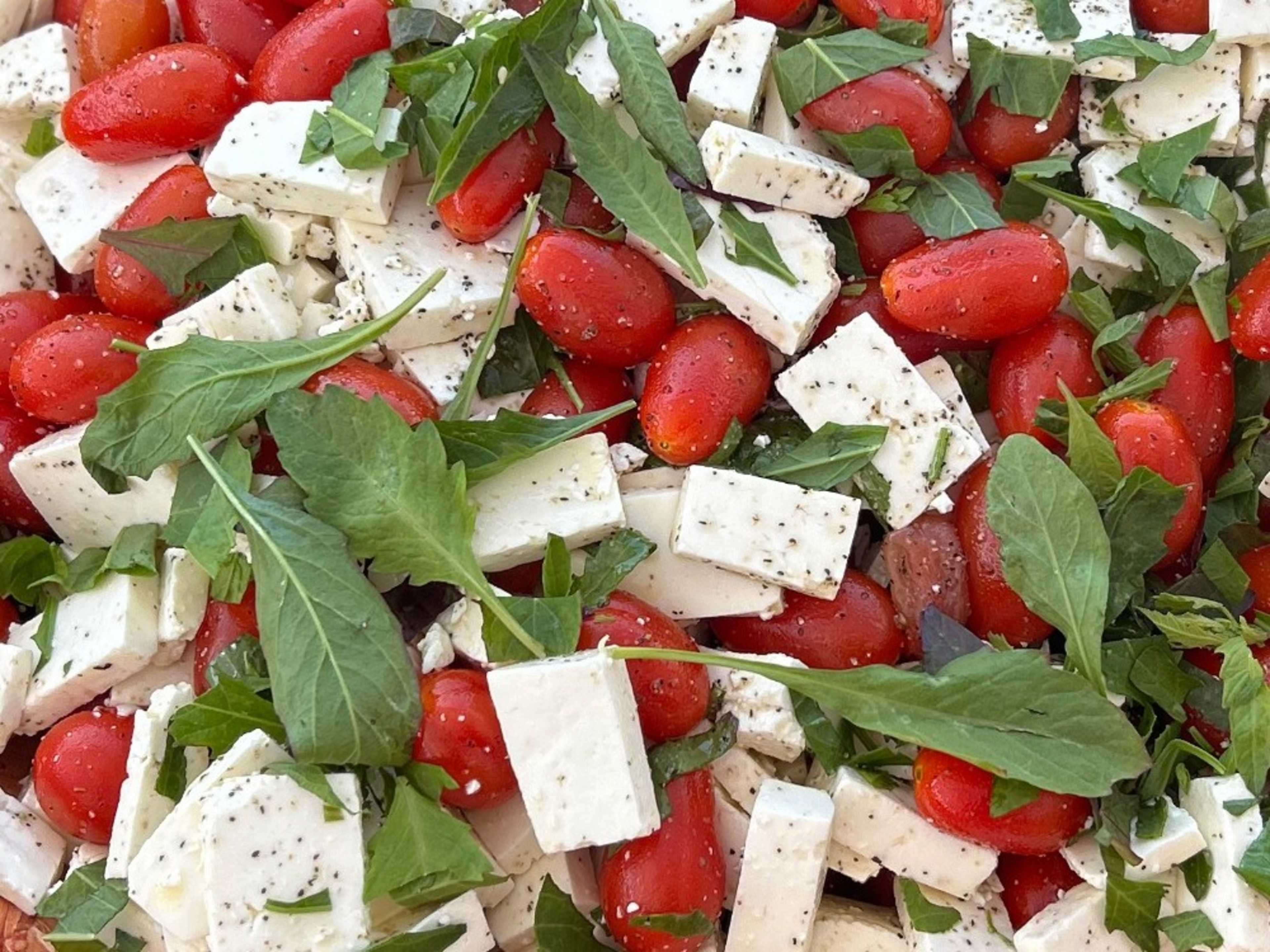 Mexican Caprese Salad Cups