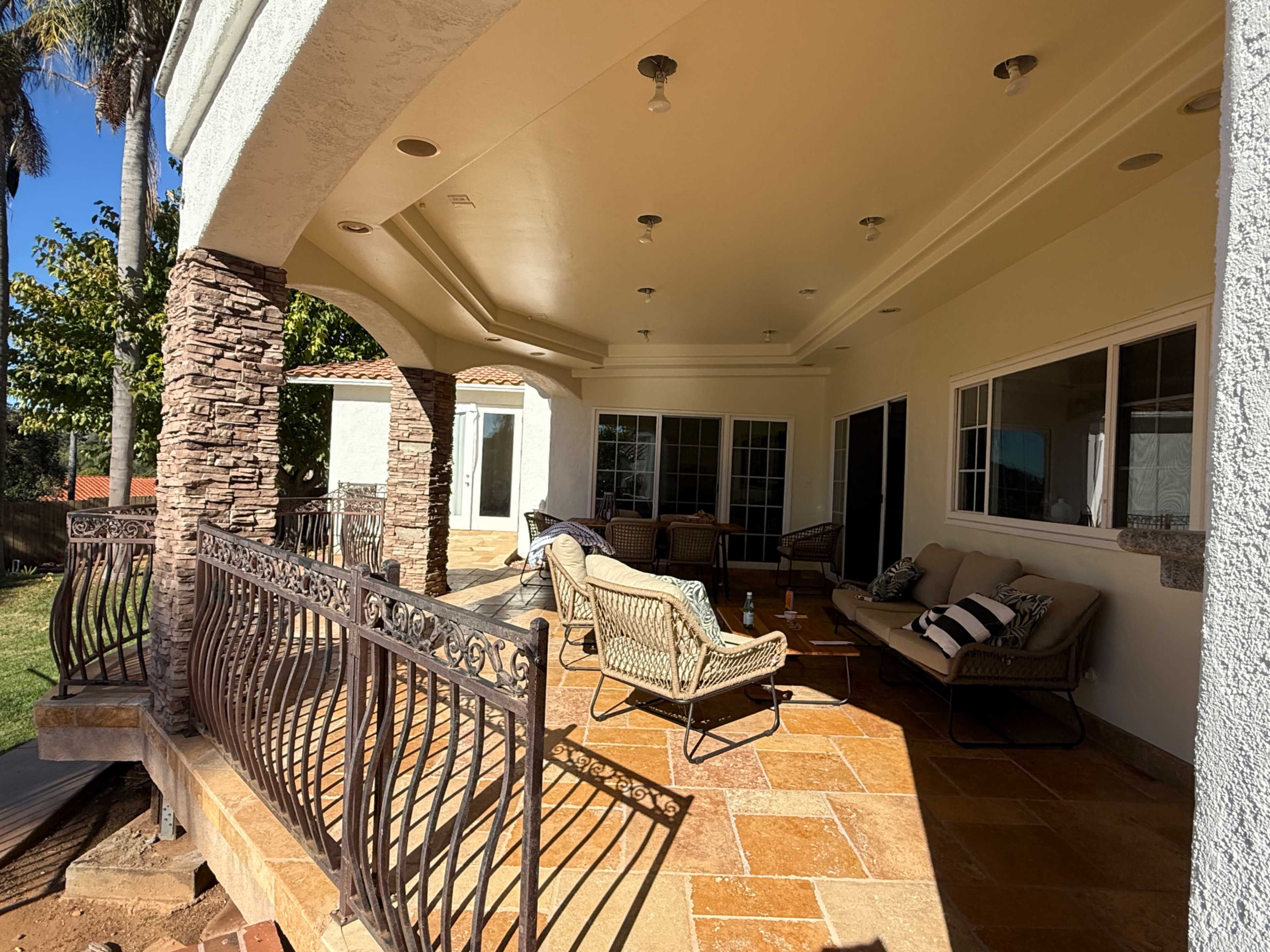 Vista Sunset Villa | Poolside Events & Golden Hour Terrace. Indoor Outdoor living. Image in , Vista, CA