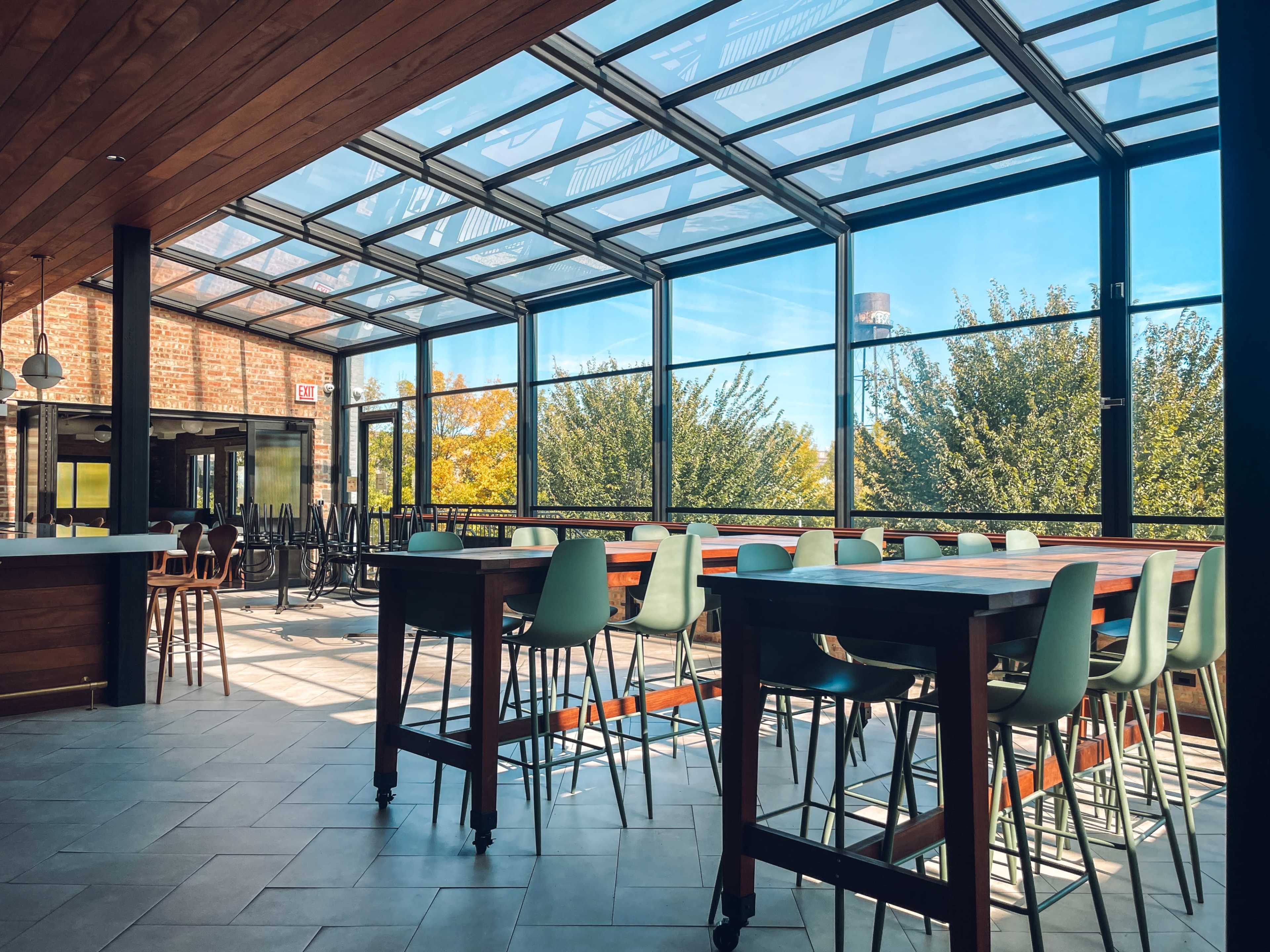 Upscale industrial space with skyline view Image in Near West Side, CHICAGO, IL