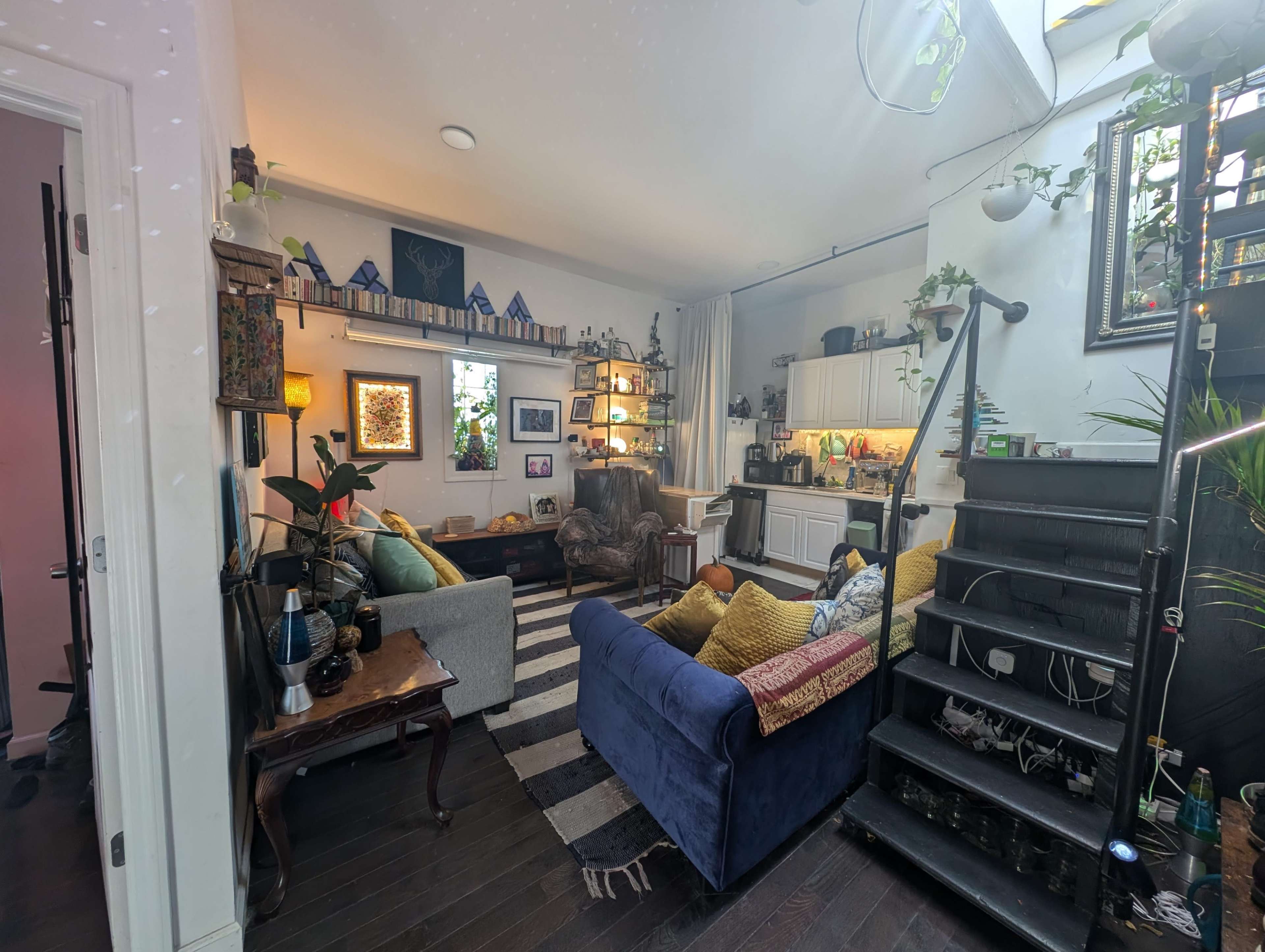 Bohemian Plant Filled Apartment Image in East Harlem, New York, NY