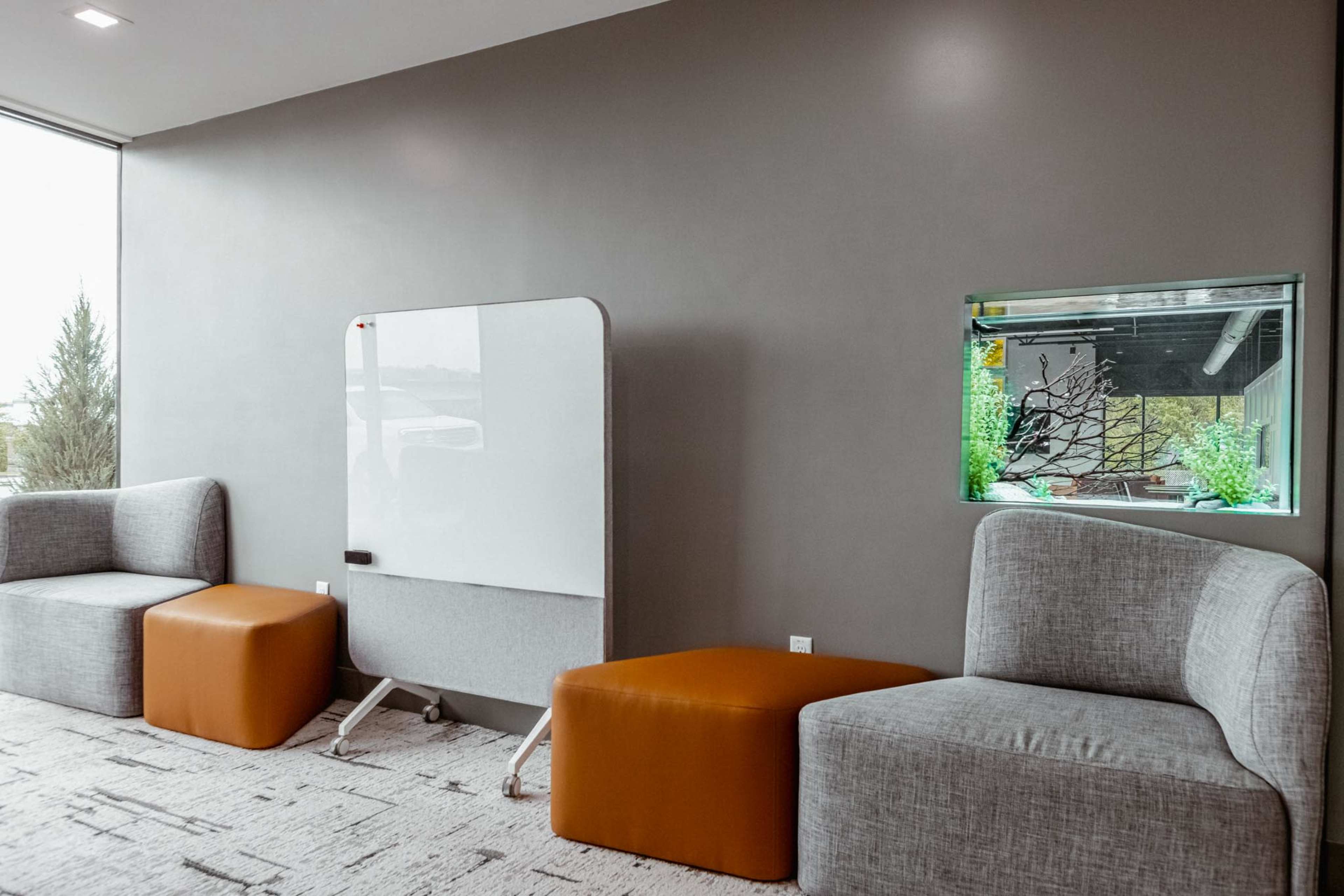 Intimate Creative Meeting Room with Aquarium Accent | Near PVD Airport Image in Warwick, Warwick, RI