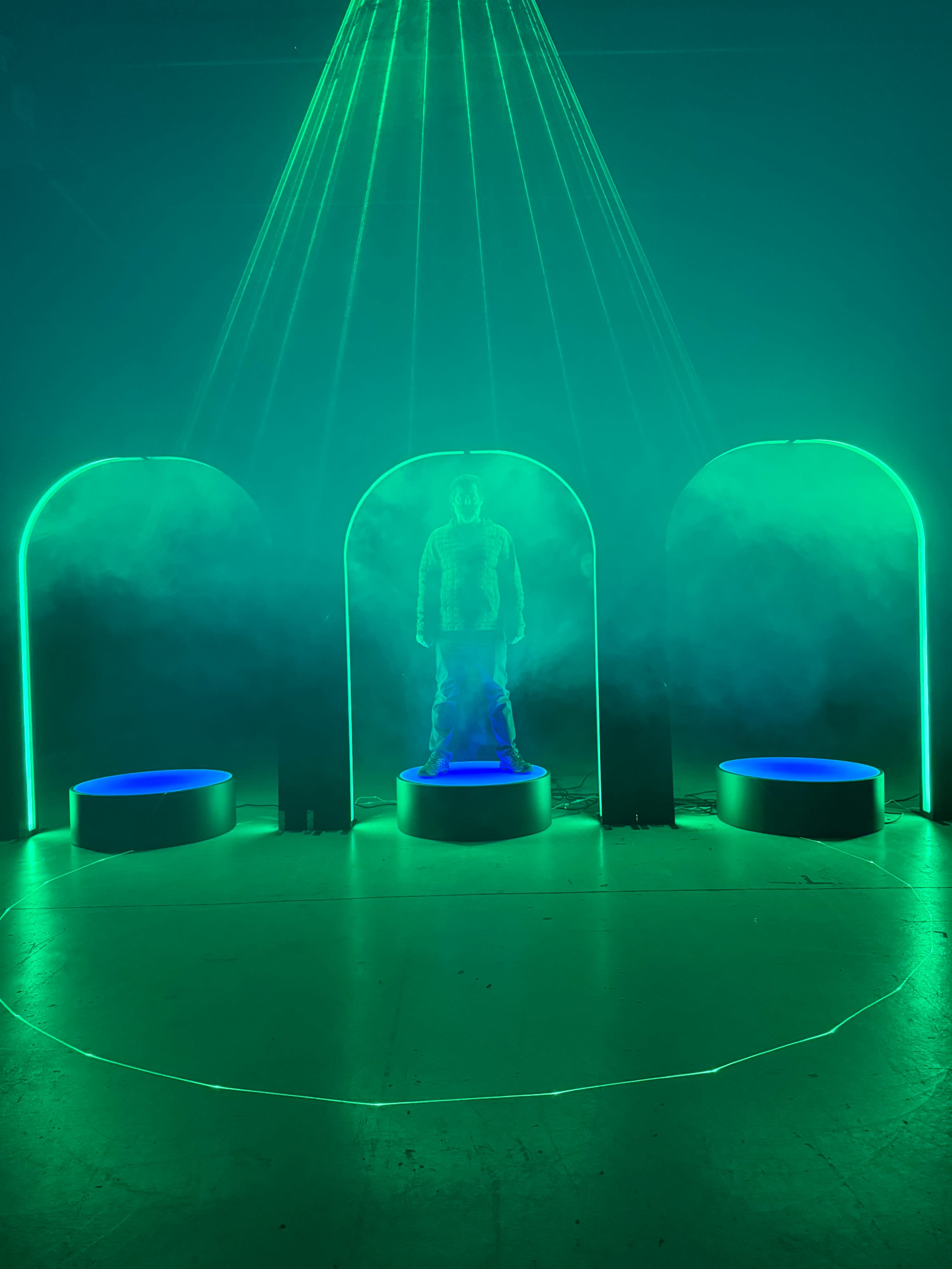 LED Arch set Warehouse and Office studio location Image in Doraville, Atlanta, GA