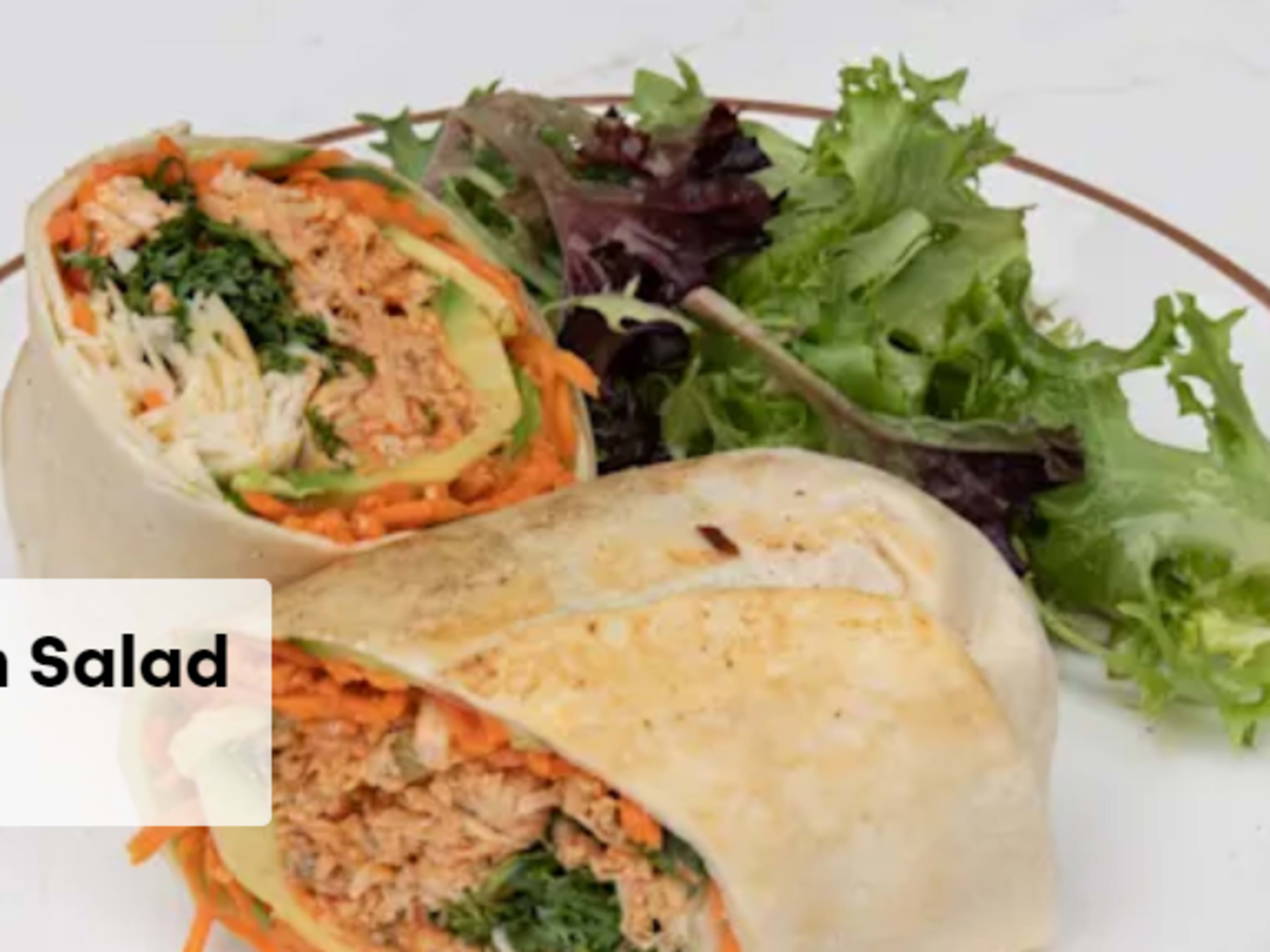 Buffalo Chicken Salad Wrap