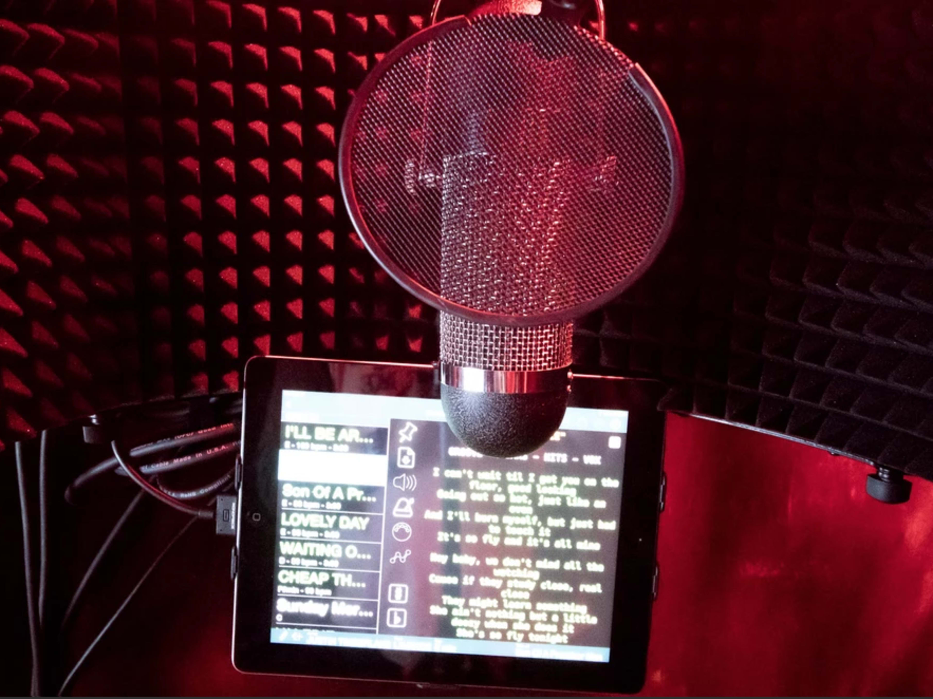 RECORDING BOOTH/CONTROL ROOM ACCESS