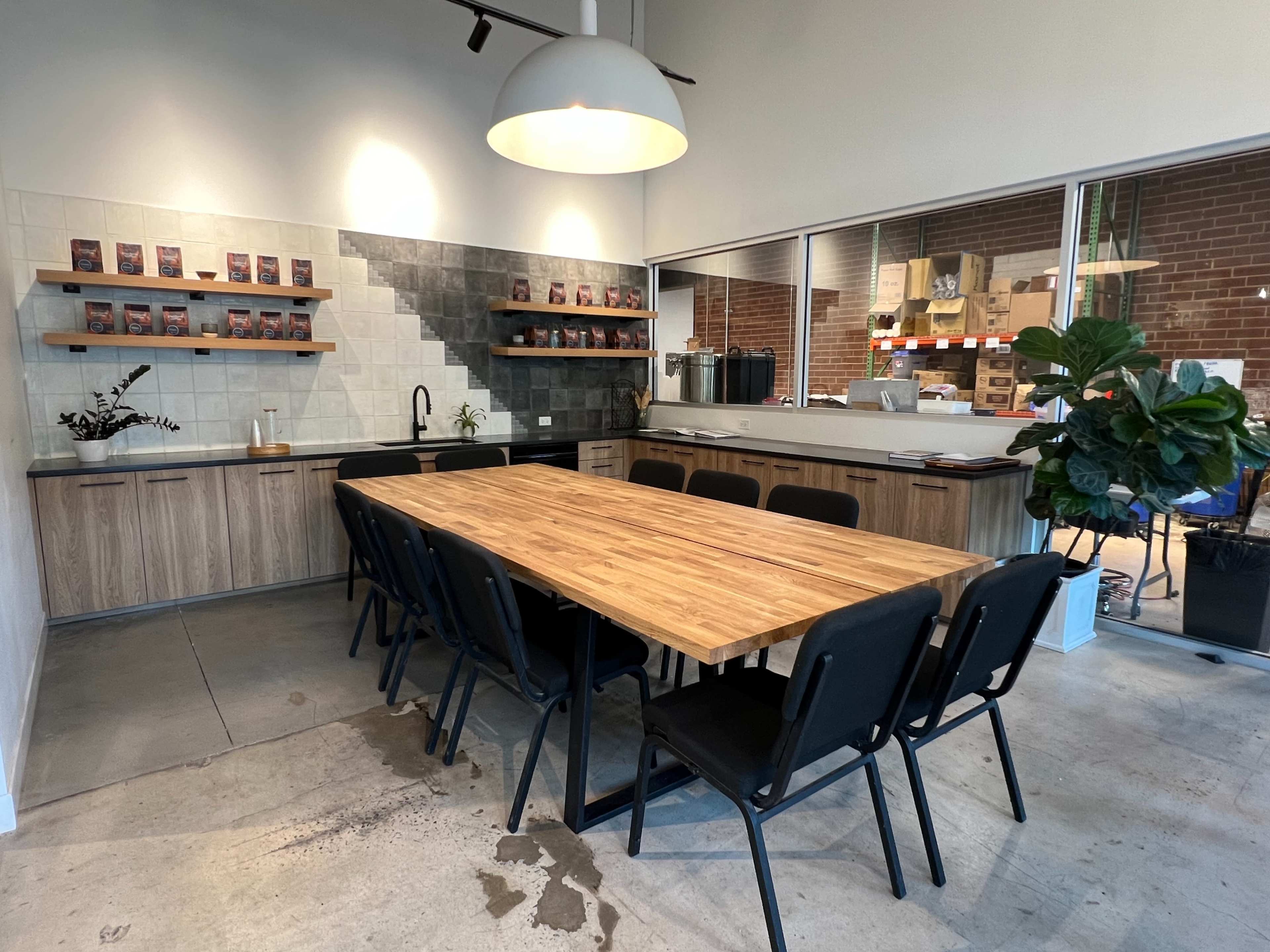 Glass Conference Room at Platform Coffee + Kitchen Image in Seversville, Charlotte, NC