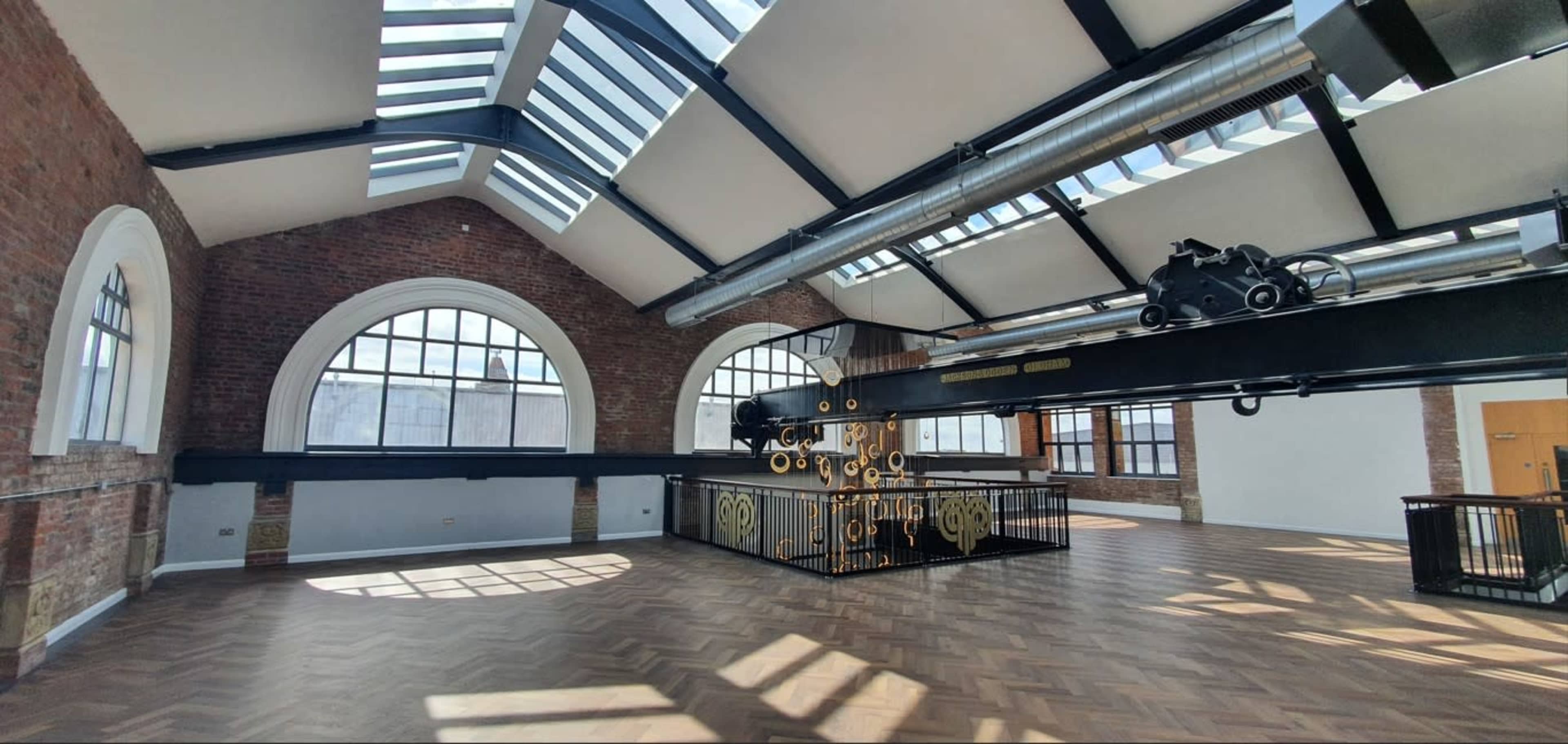 Skylit Studio with Historic Features & Unique Backdrop Image in Chadderton, Oldham, ENG