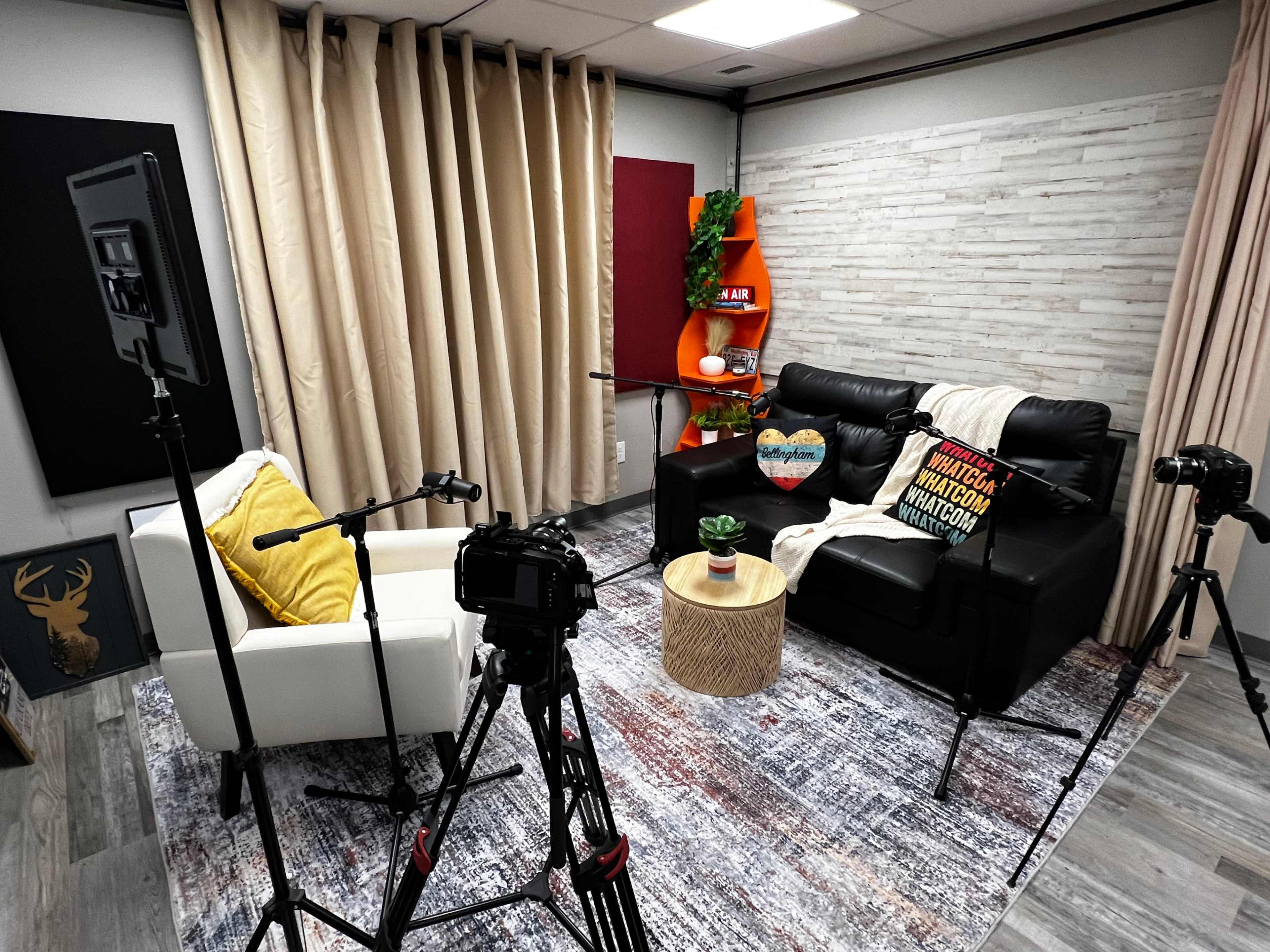 Audio and Video Podcast Studio Image in Samish Hill, Bellingham, WA
