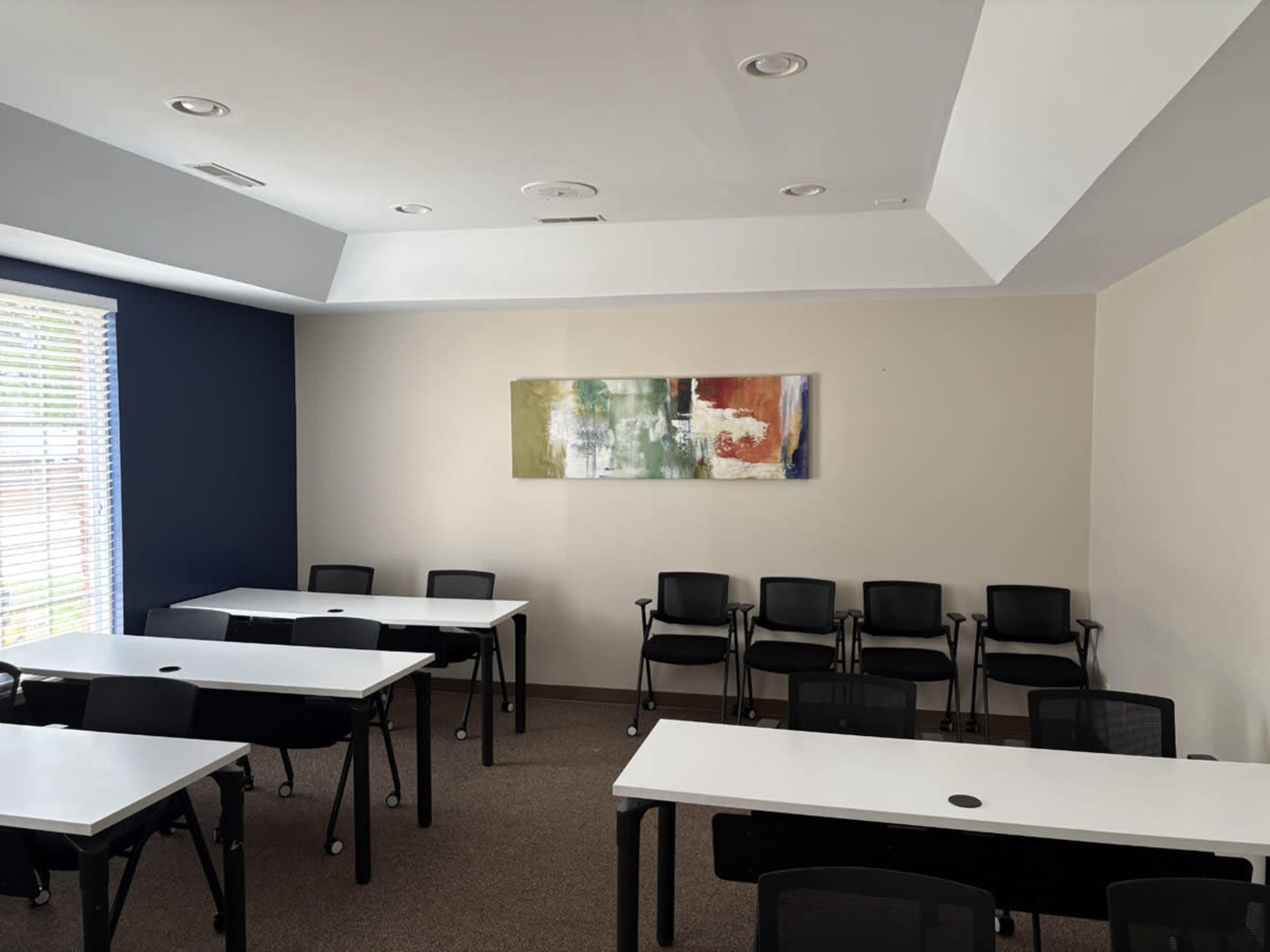 Classroom-style conference room in St. Peters, MO. Image in O'Fallon Township, St. Peters, MO